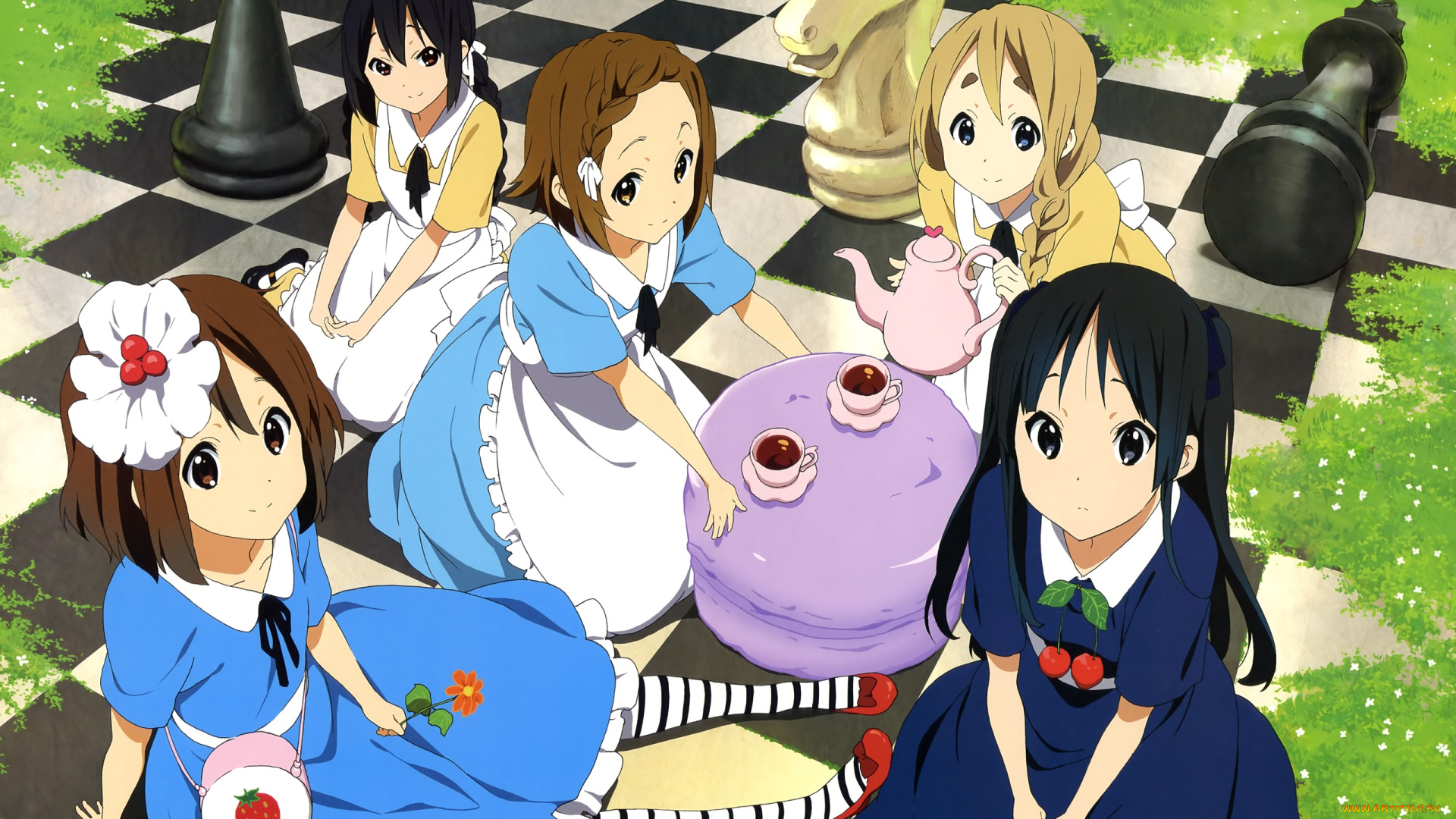 аниме, on, k-on