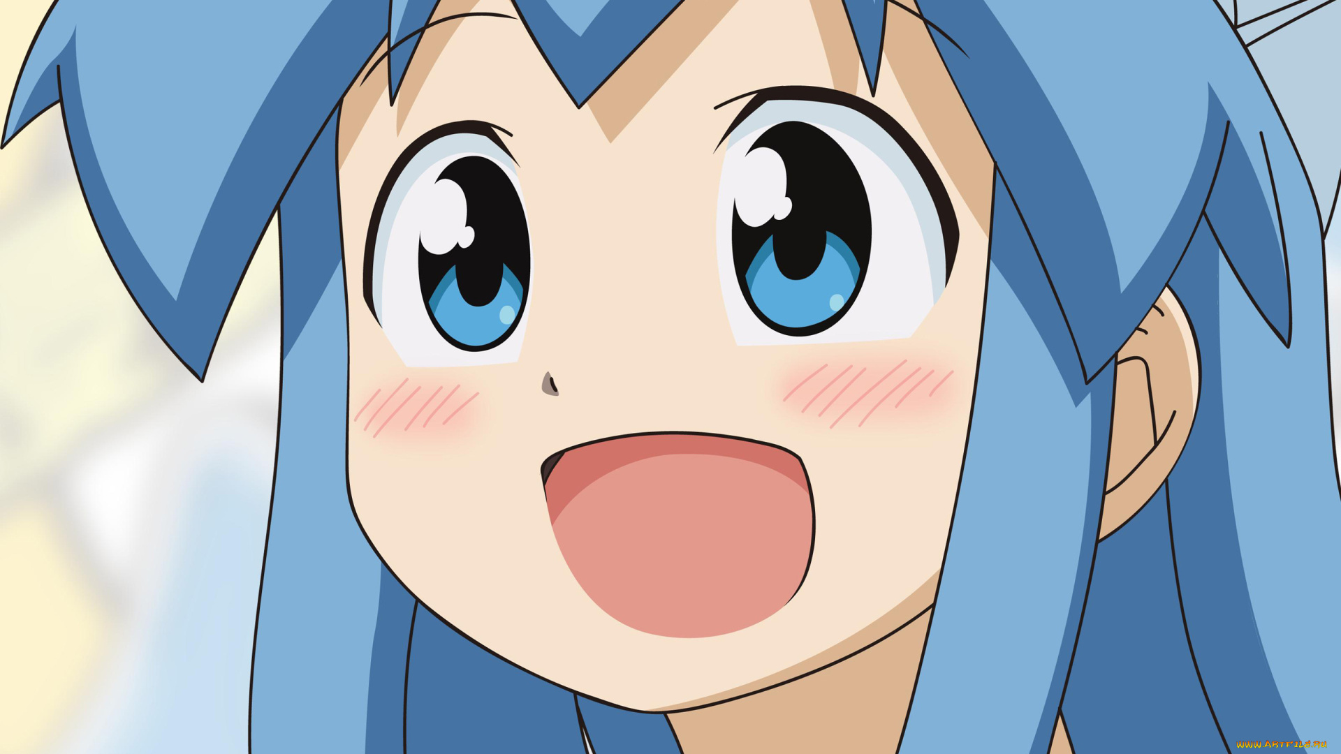 аниме, shinryaku, ika, musume, девушка