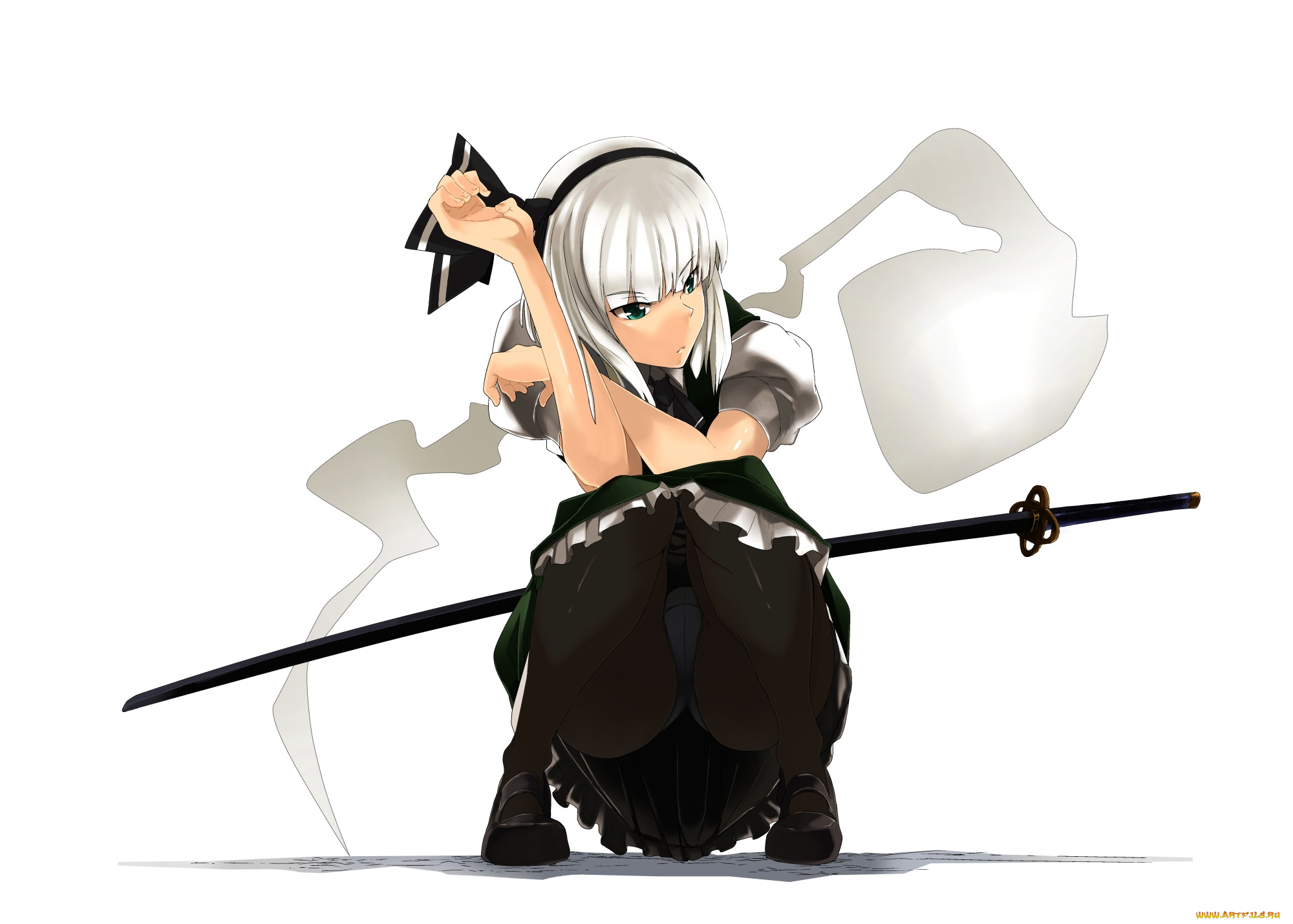 konpaku, youmu, аниме, touhou