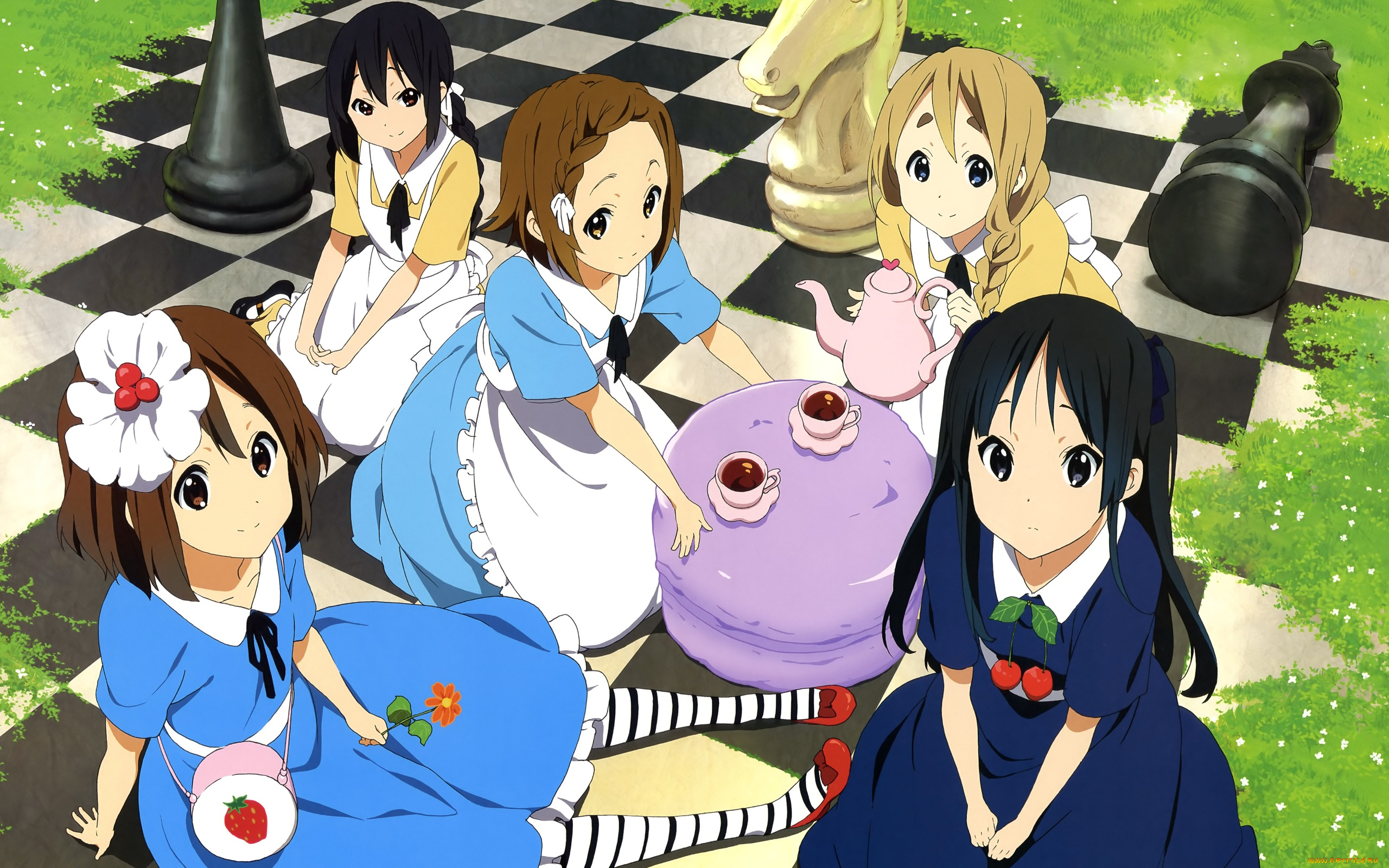 аниме, on, k-on