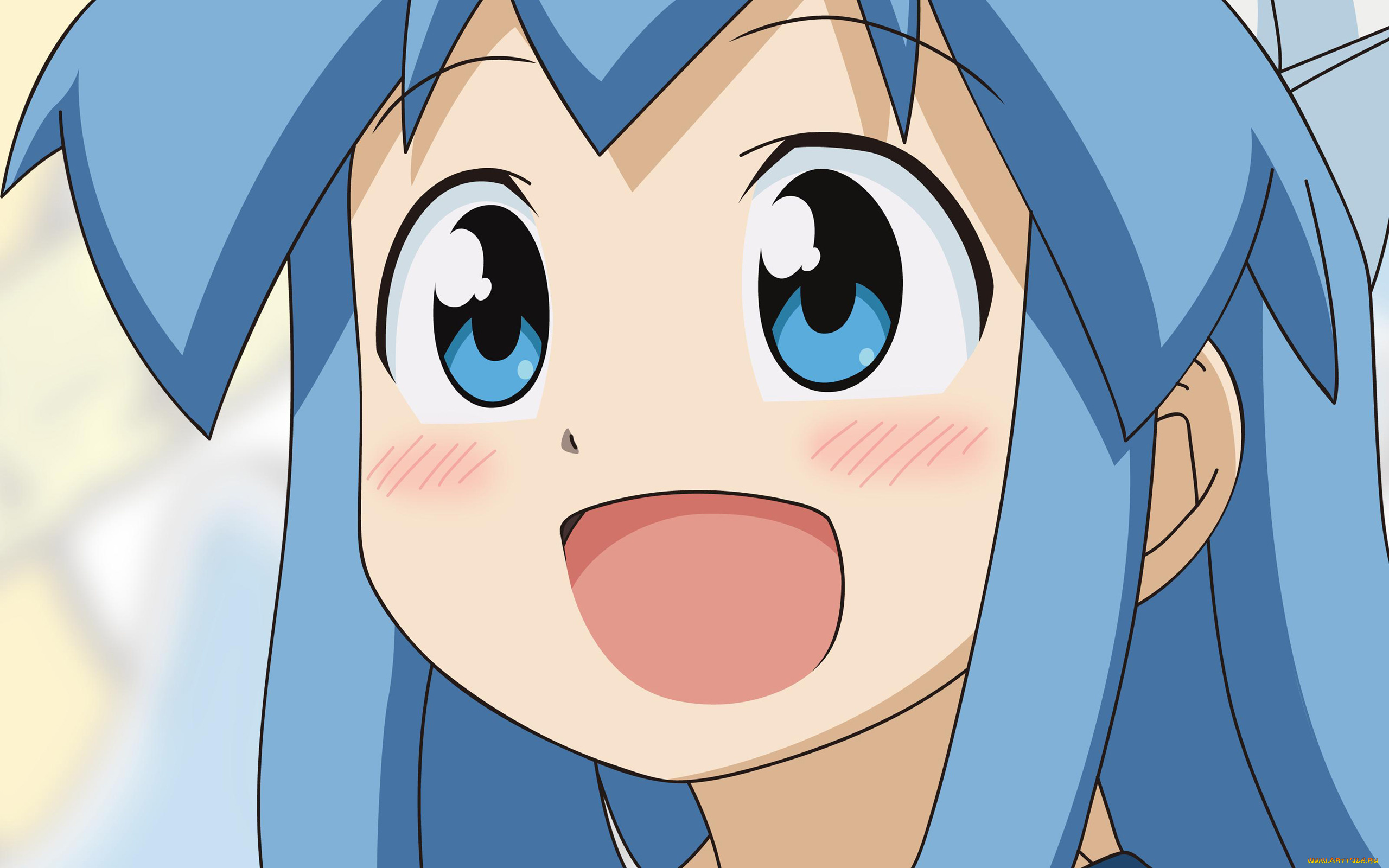 аниме, shinryaku, ika, musume, девушка