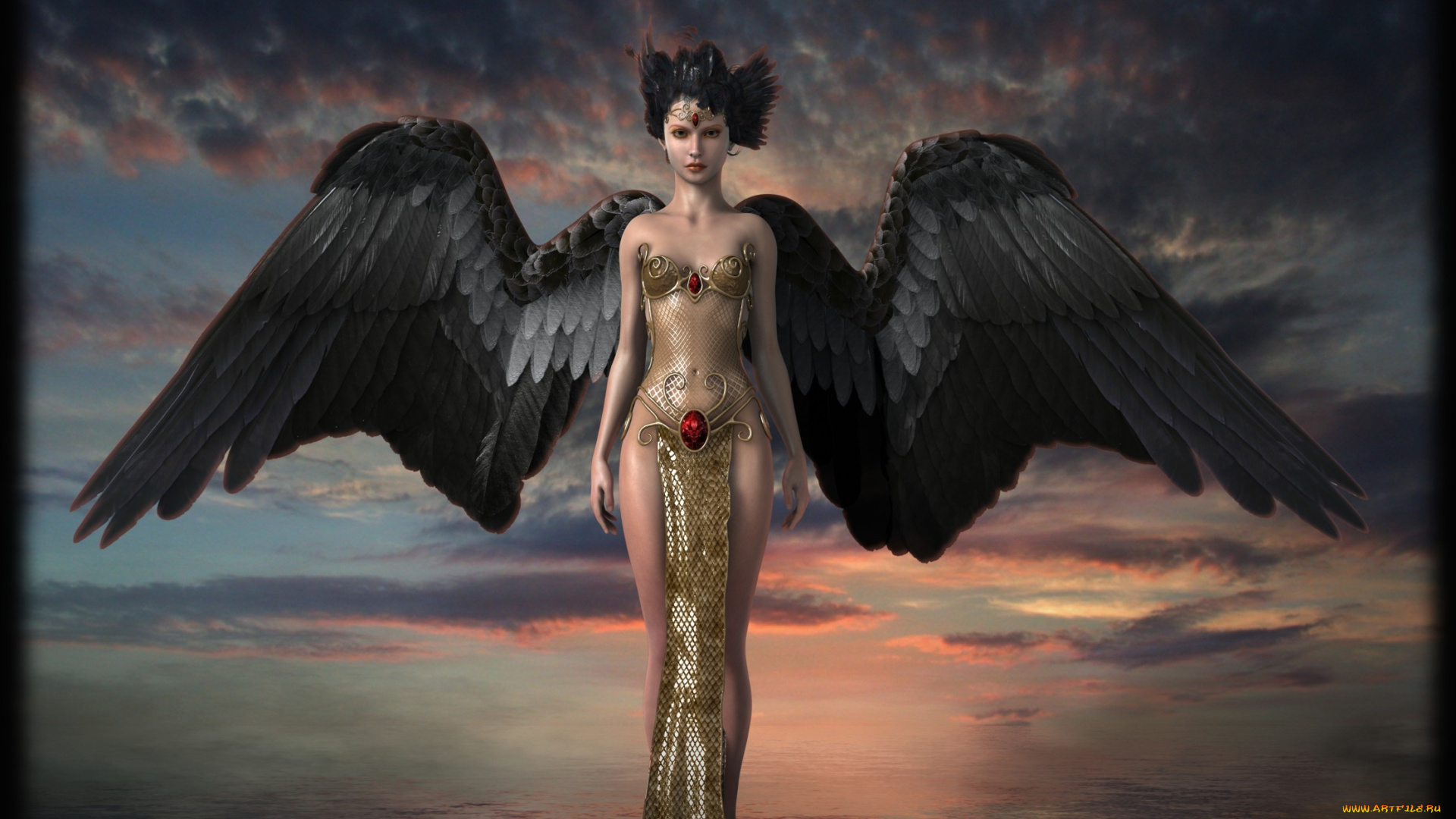 3д, графика, angel, ангел