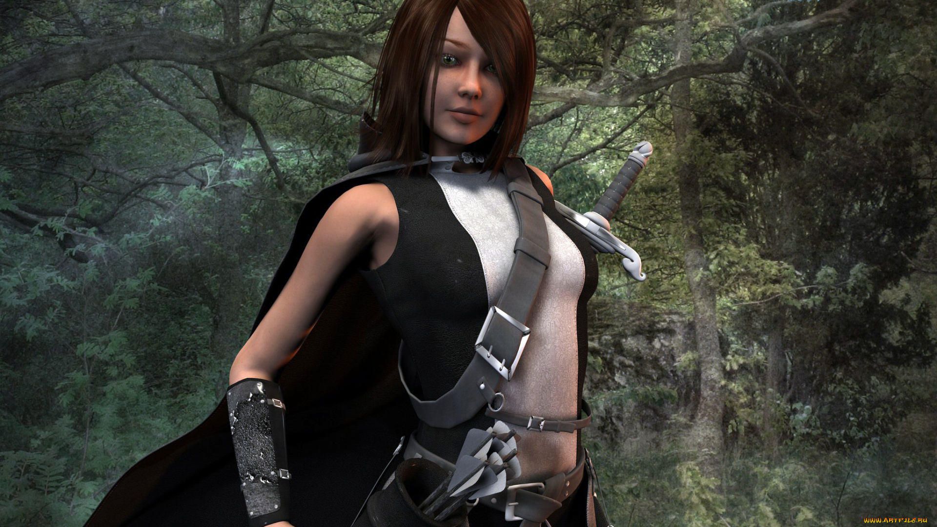 3д, графика, fantasy, фантазия, девушка