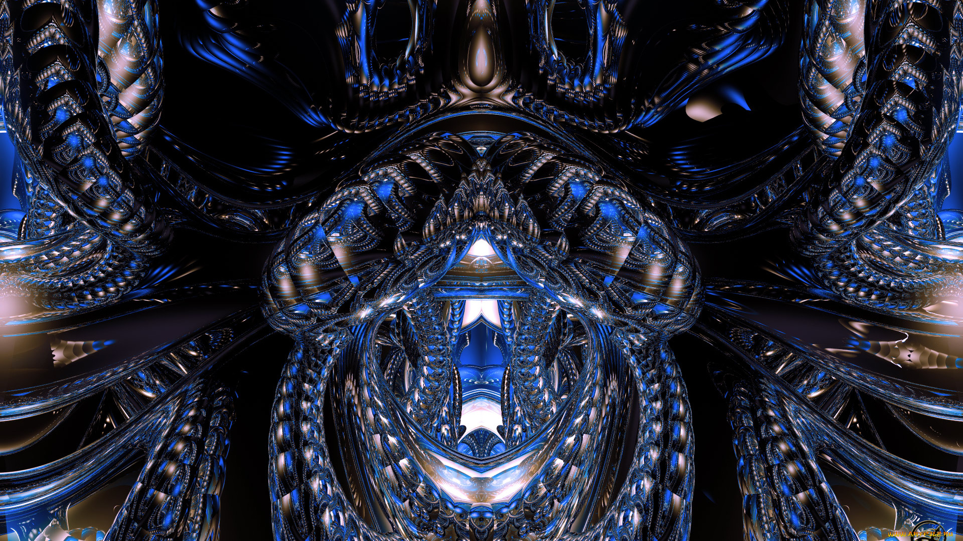 3д, графика, fractal, фракталы, фон, цвет, узор