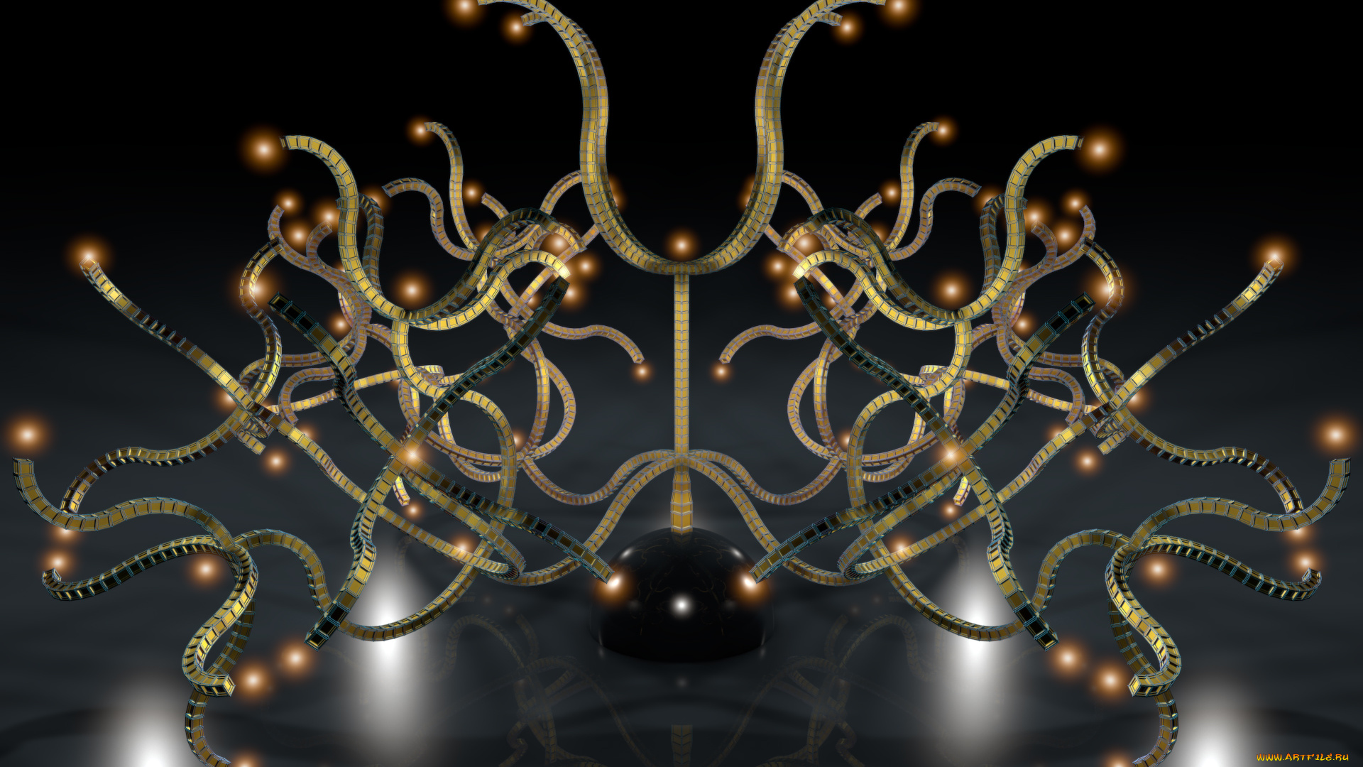 3д, графика, fractal, фракталы, фон, цвета, узор