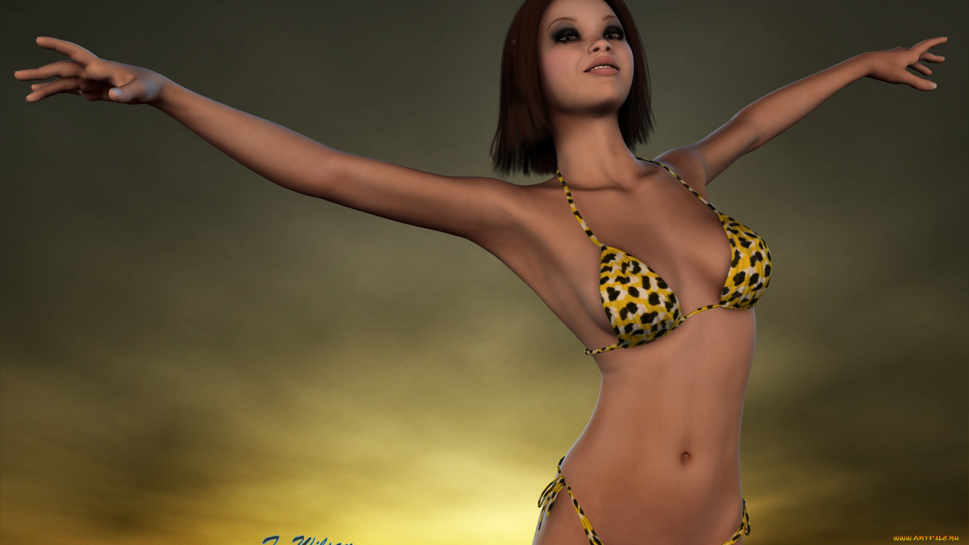 3д, графика, people, люди, девушка