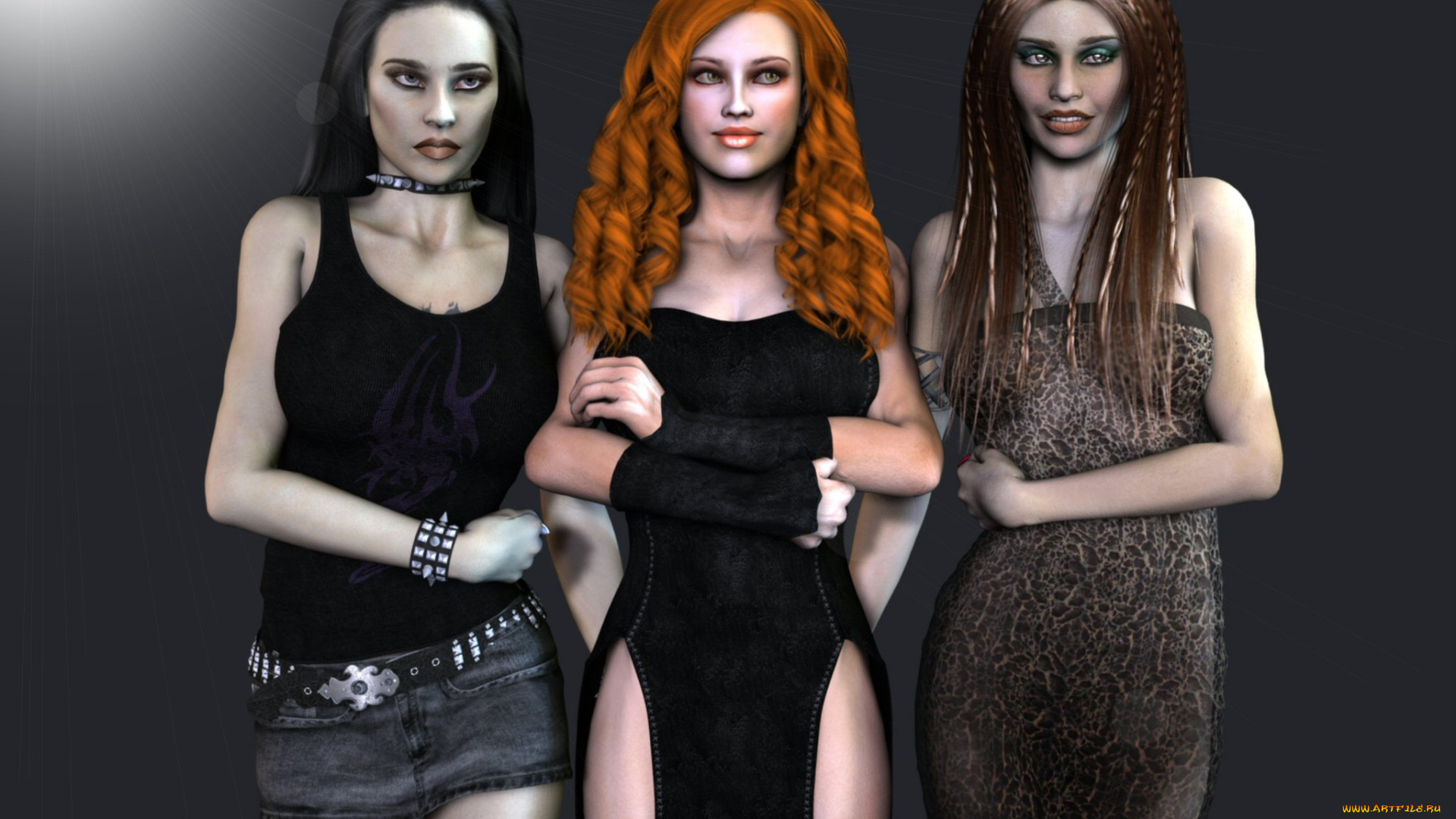 3д, графика, people, люди, девушки