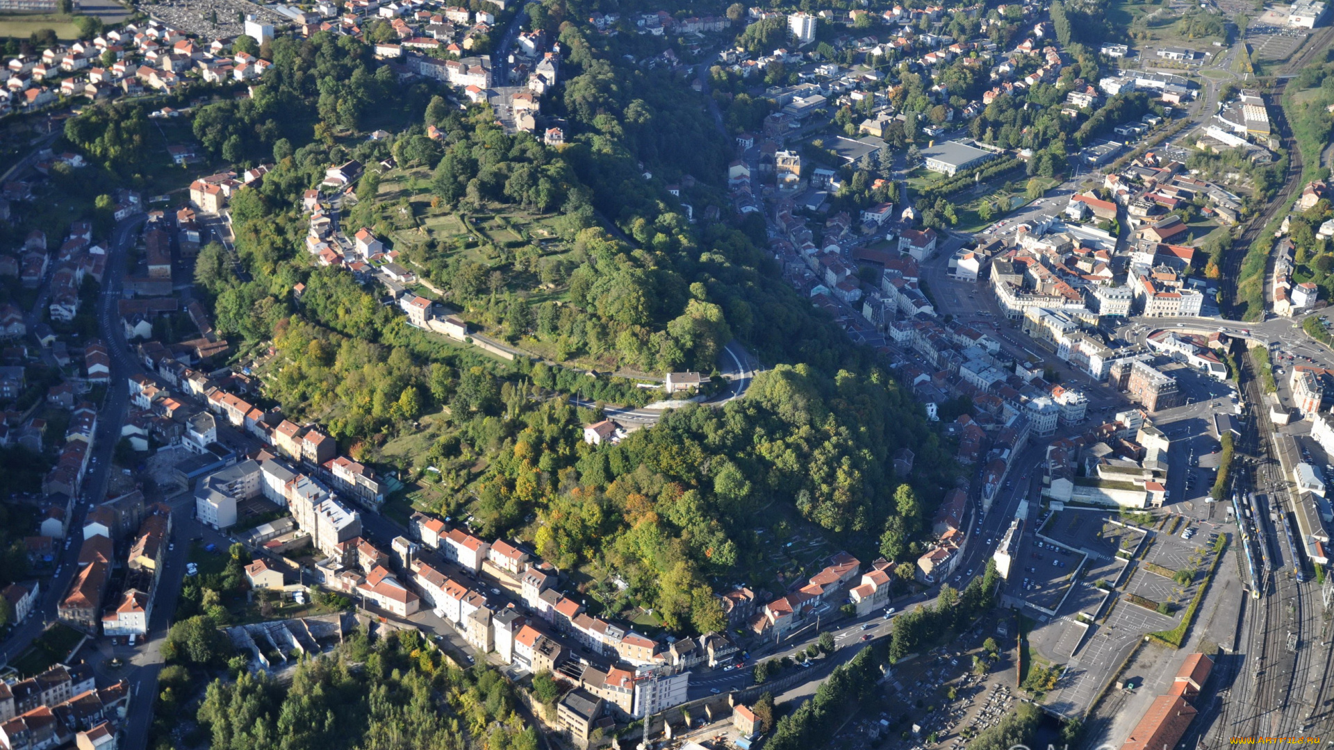 франция, лотарингия, реон, города, панорамы, панорама