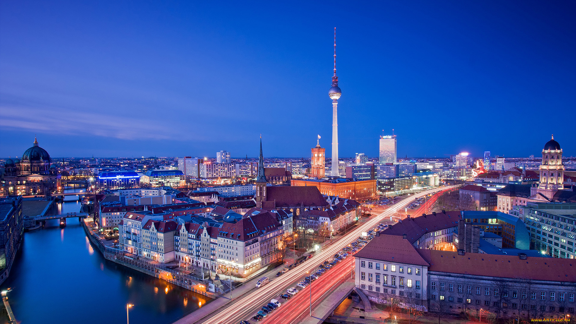 города, берлин, германия, дома, дороги, город, berlin