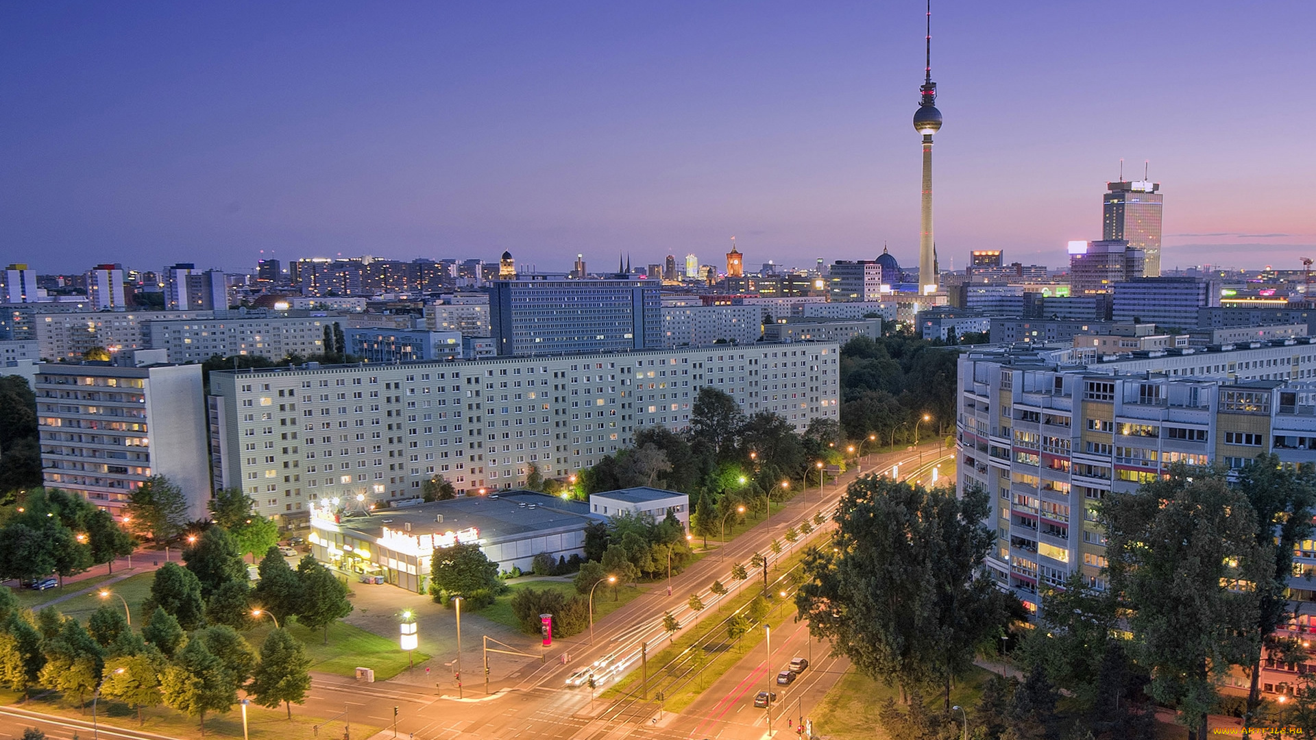 города, берлин, германия, дороги, дома, город, berlin