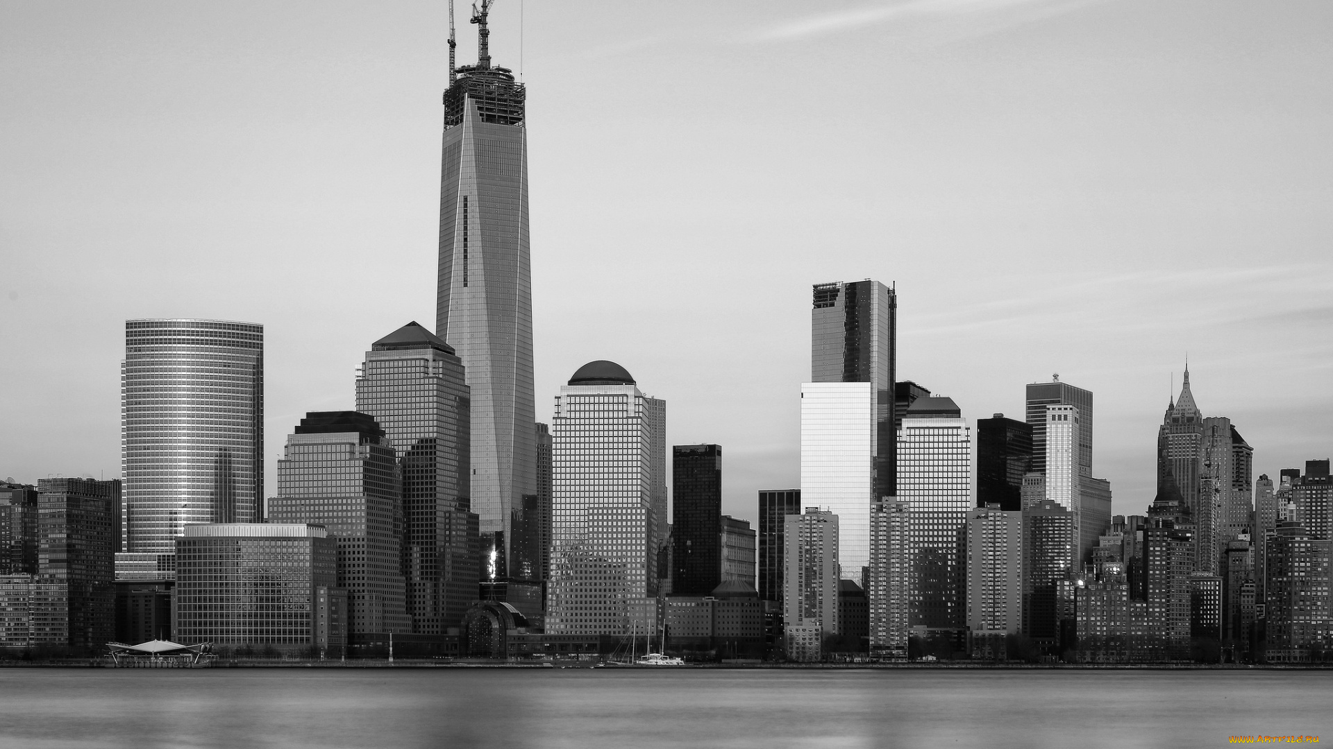 города, нью, йорк, сша, небоскребы