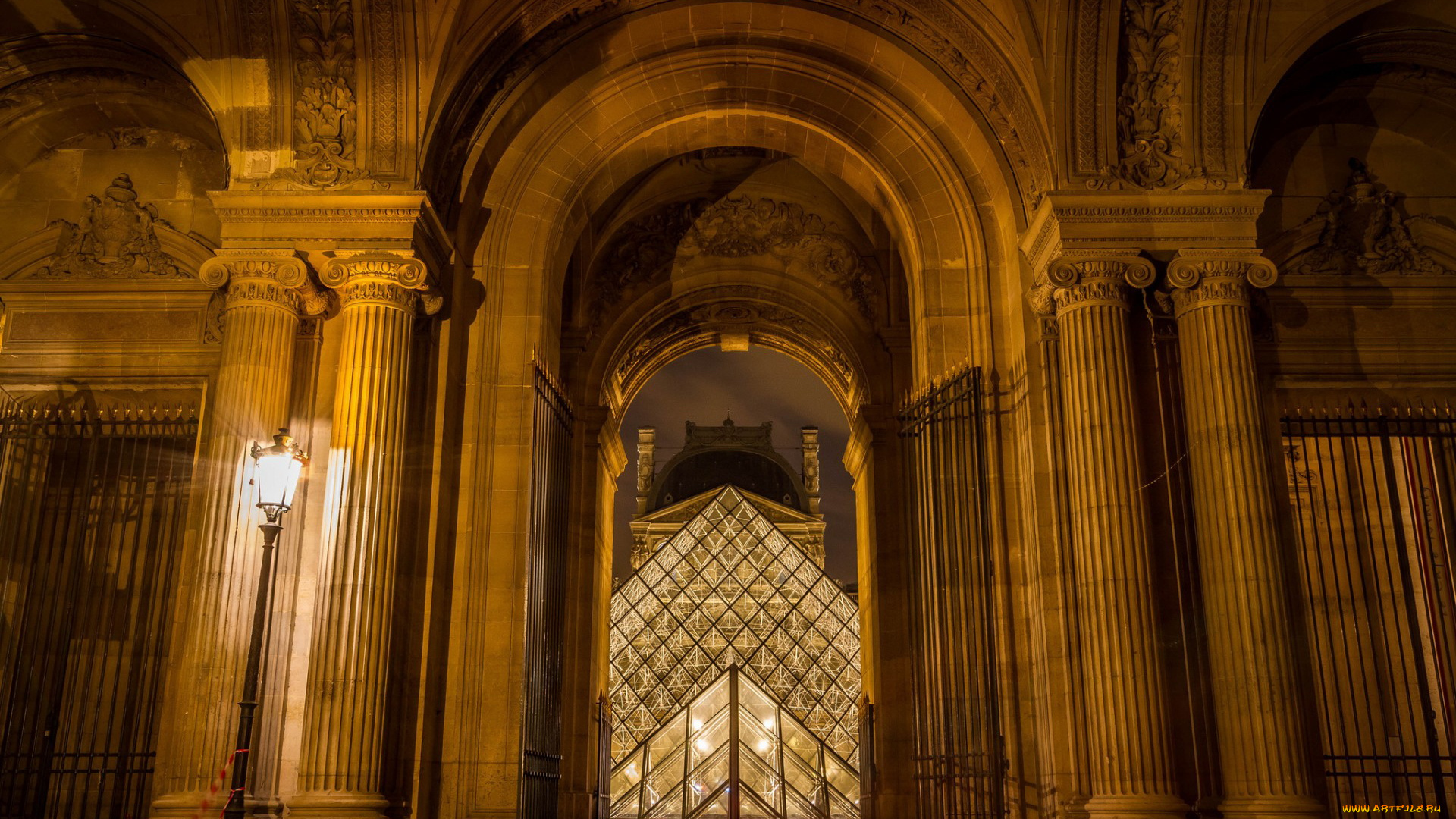 города, париж, франция, лувр