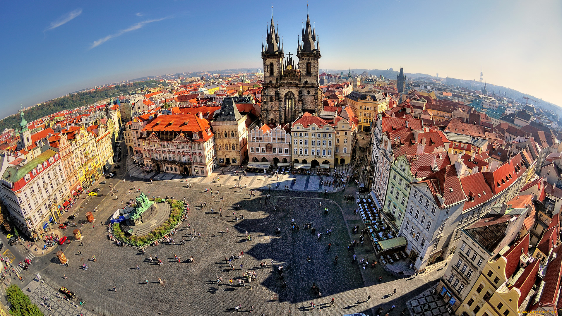 города, прага, Чехия, Чешская, республика, город