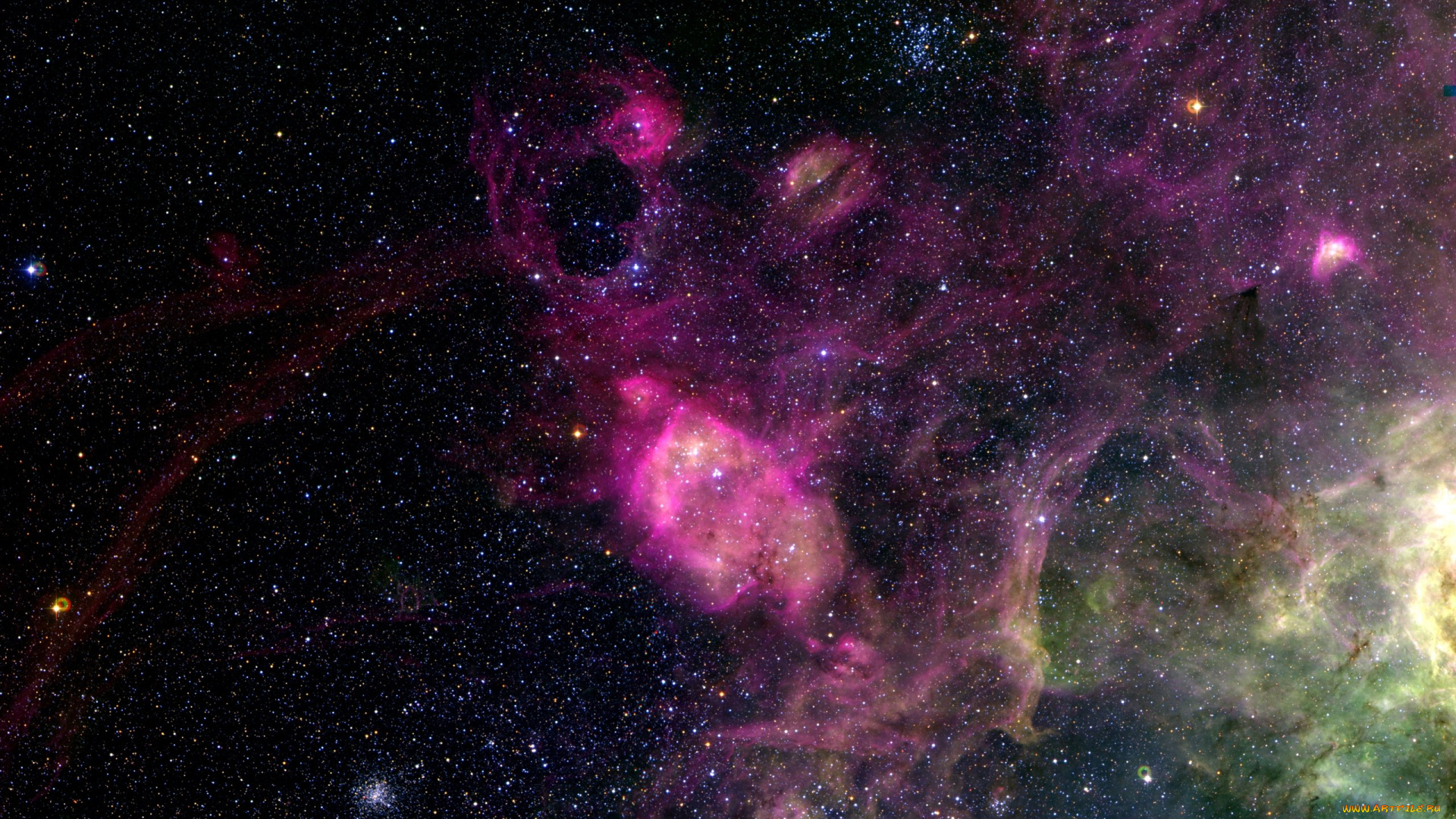 космос, галактики, туманности, вселенная, туманность, звезды