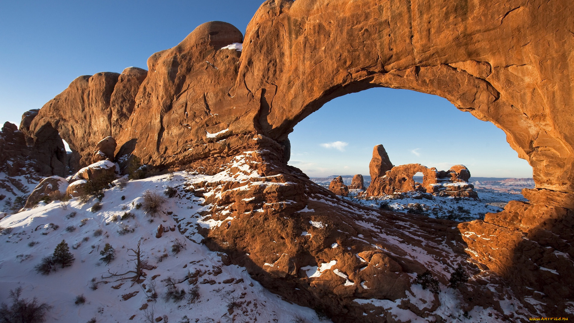 природа, горы, сша, национальный, парк, арки