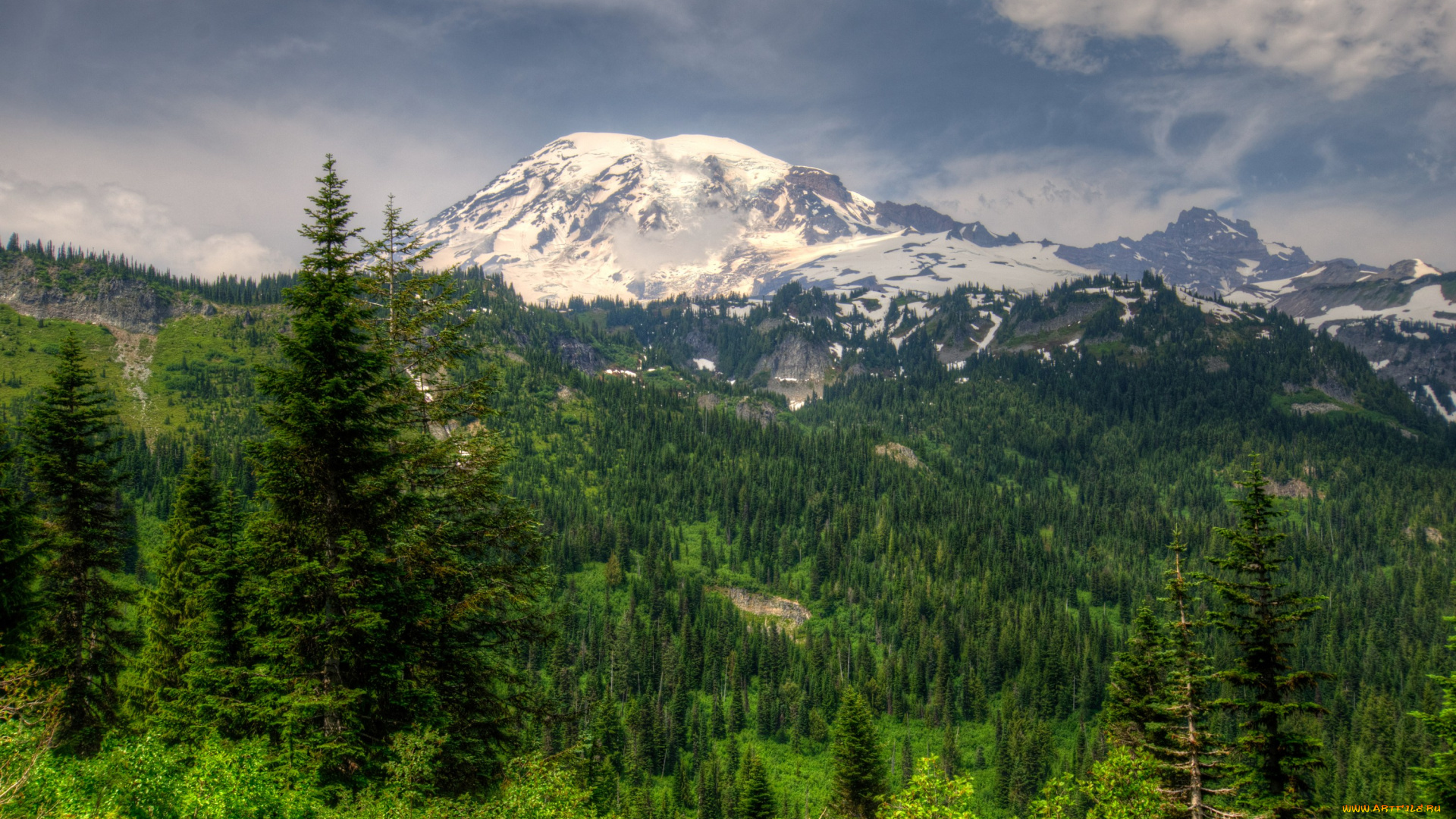 природа, горы, сша, штат, вашингтон, америка