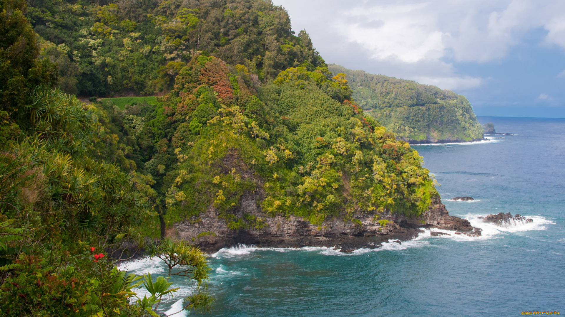 природа, побережье, гавайи