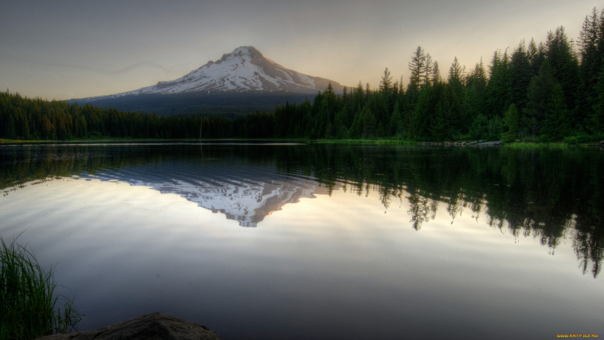 природа, реки, озера, орегон, сша