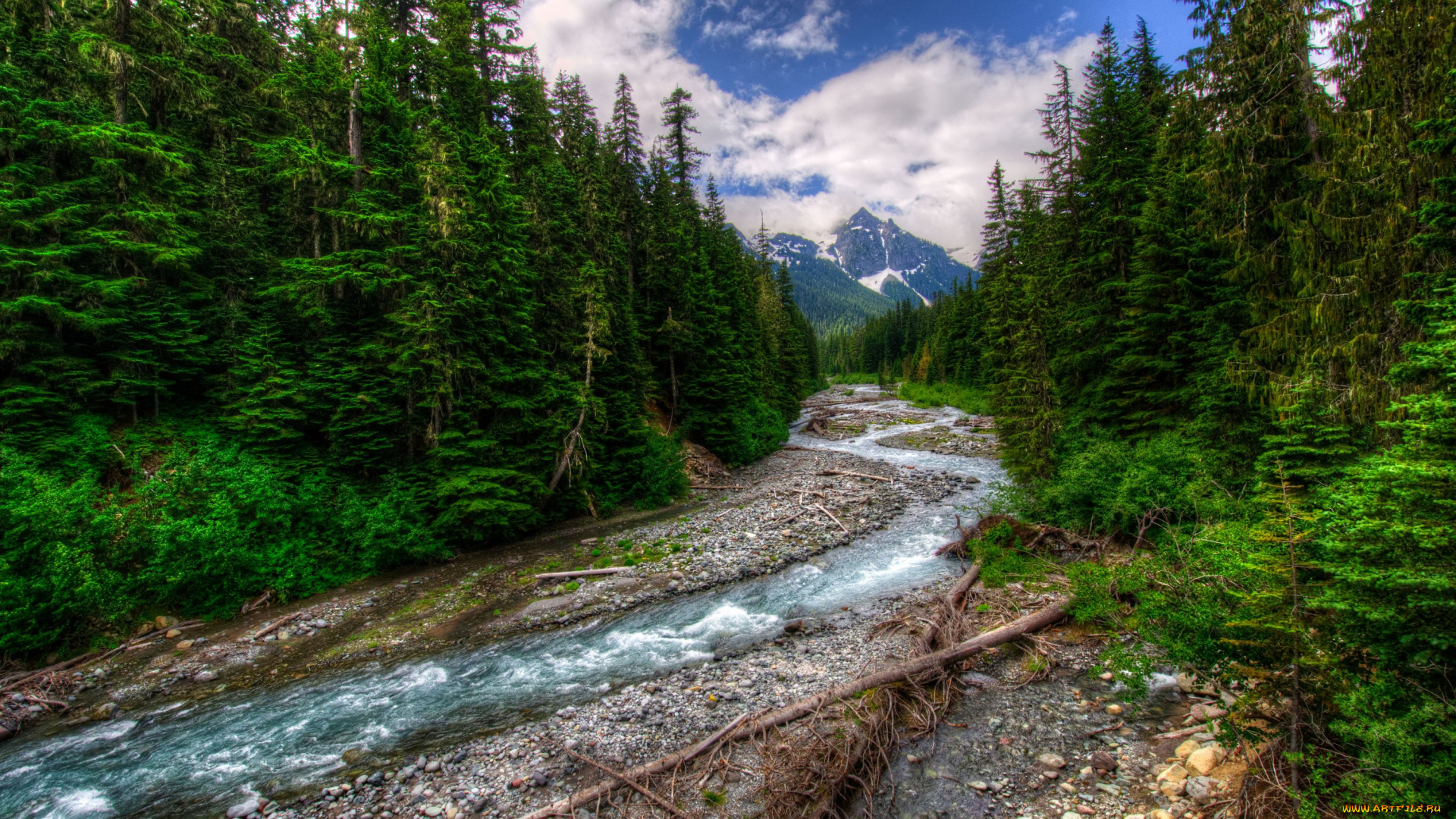 природа, реки, озера, сша, штат, вашингтон, америка