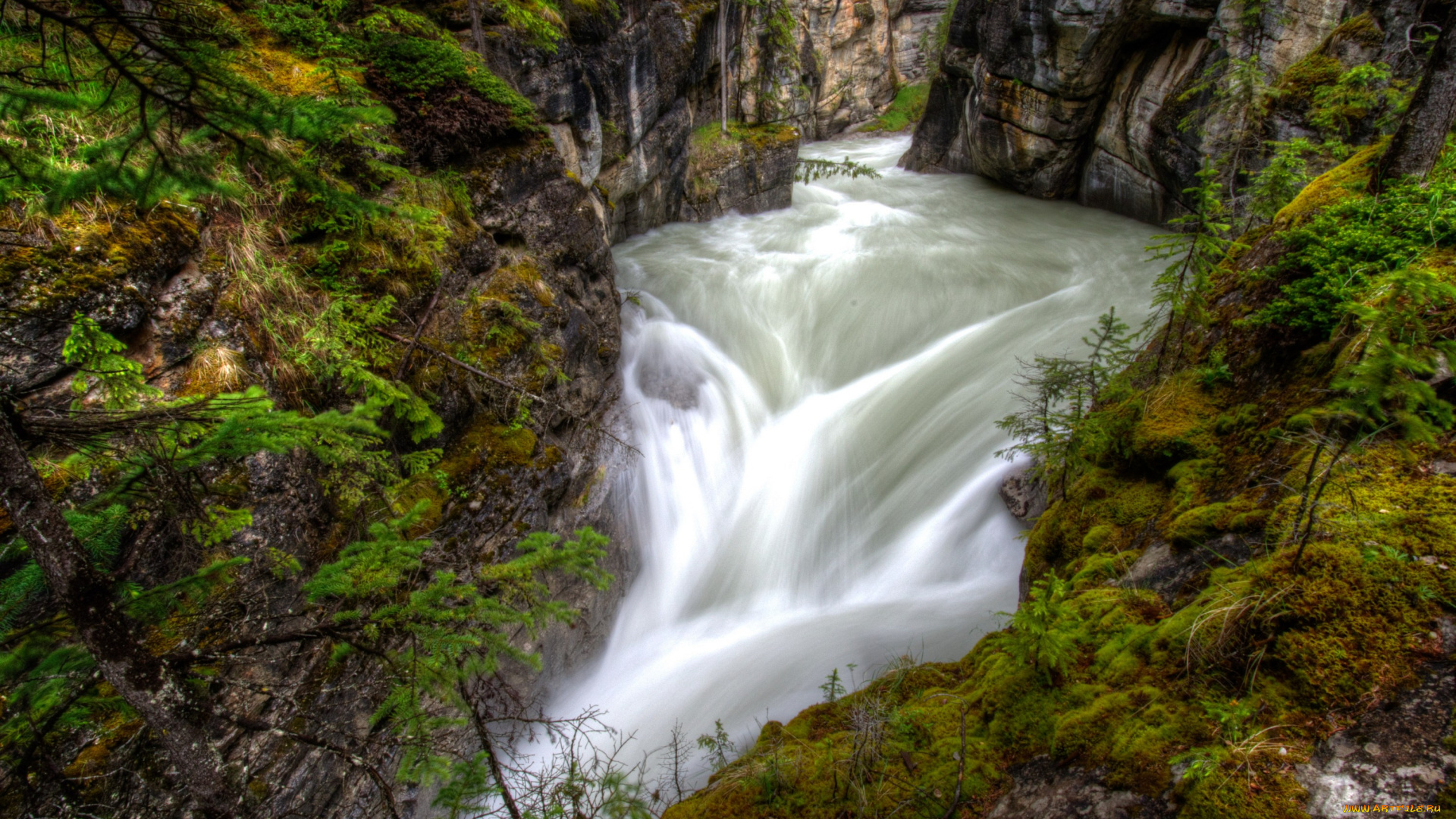 природа, водопады, канада