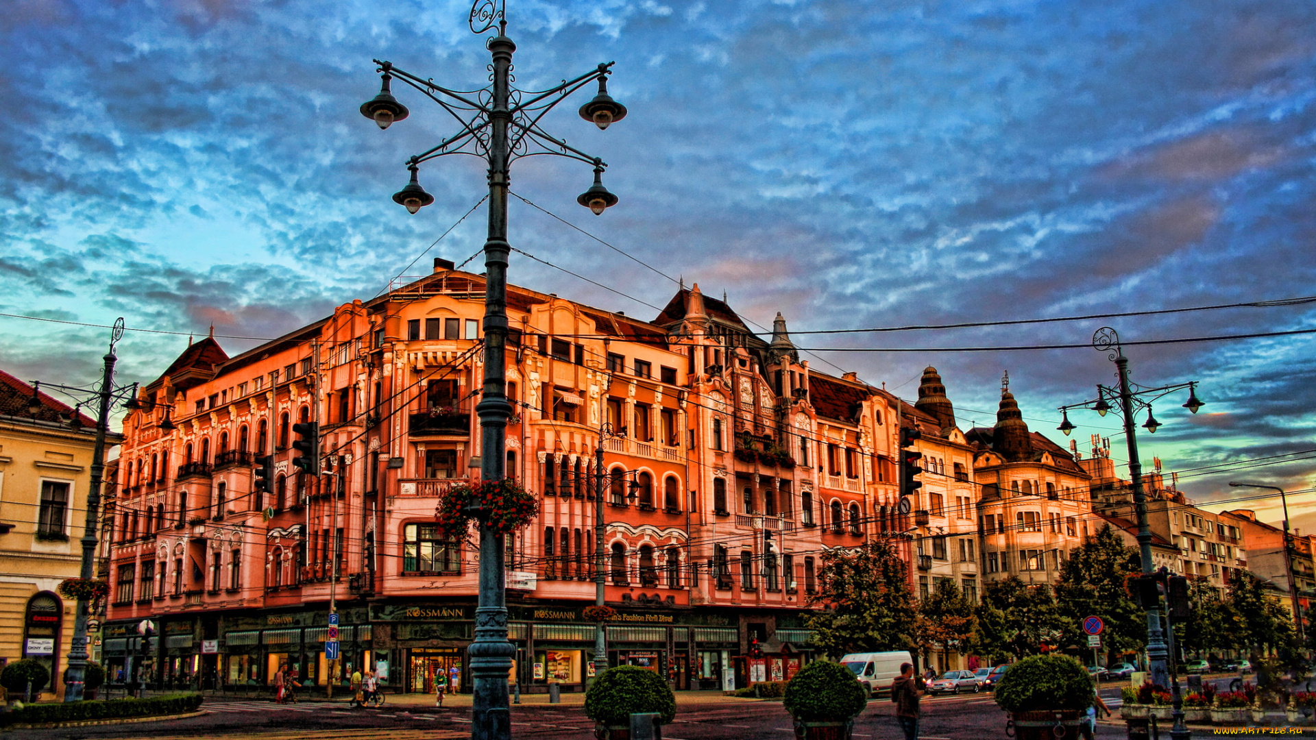 венгрия, дебрецен, города, улицы, площади, набережные, здания, улица