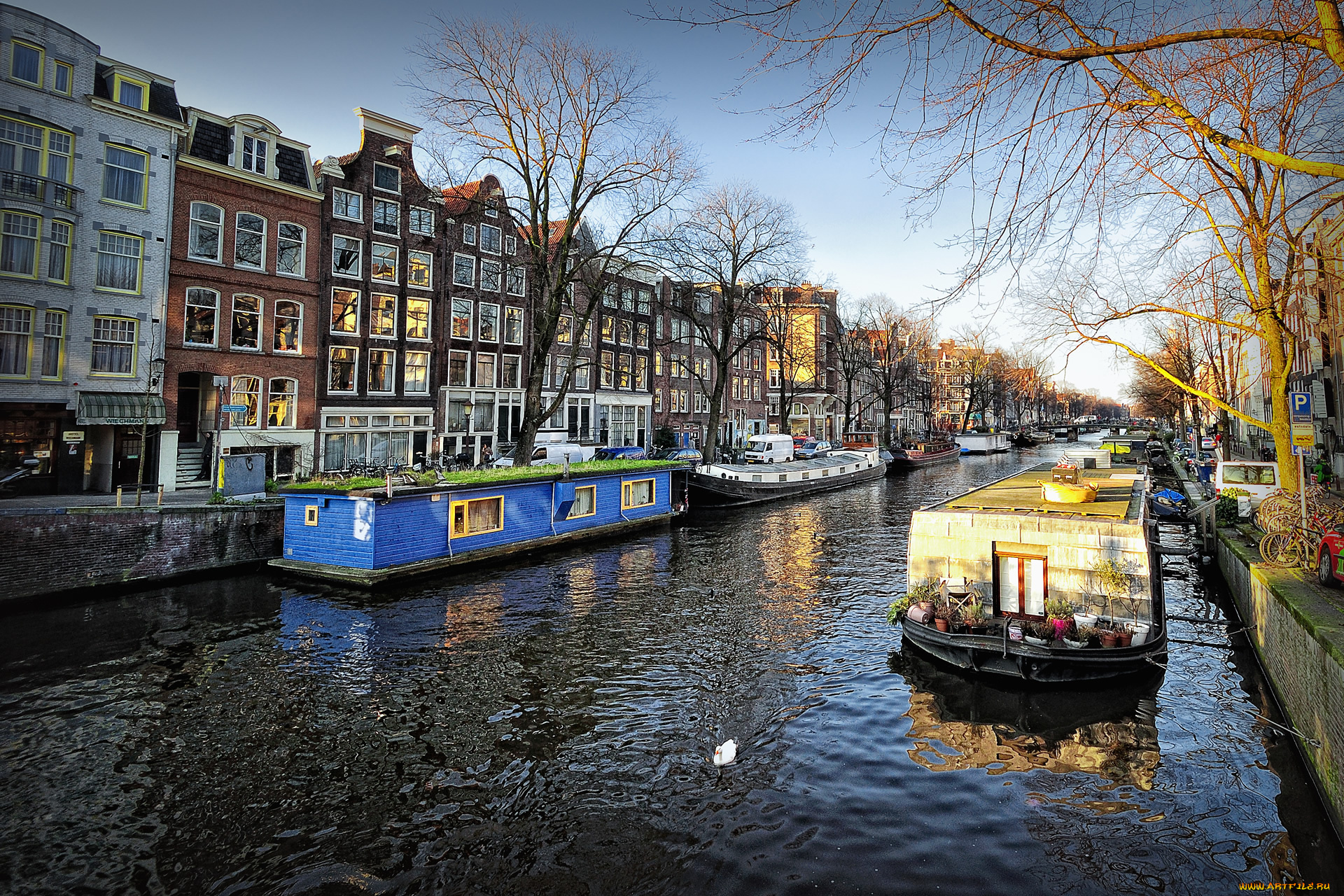 города, амстердам, нидерланды, город, столица, нидерландов