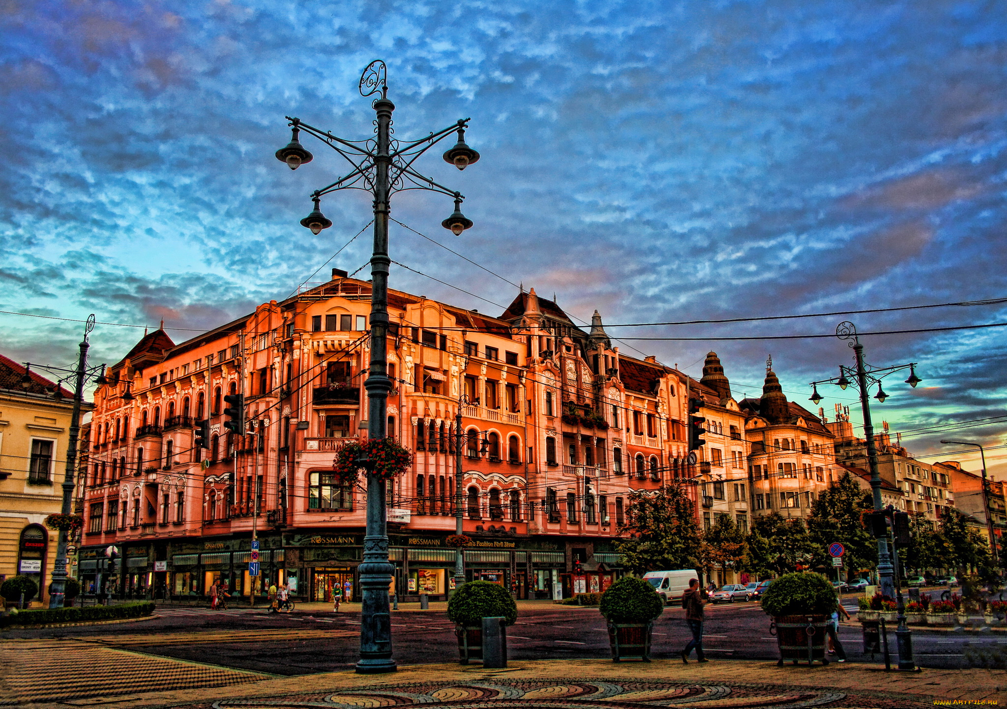 венгрия, дебрецен, города, улицы, площади, набережные, здания, улица