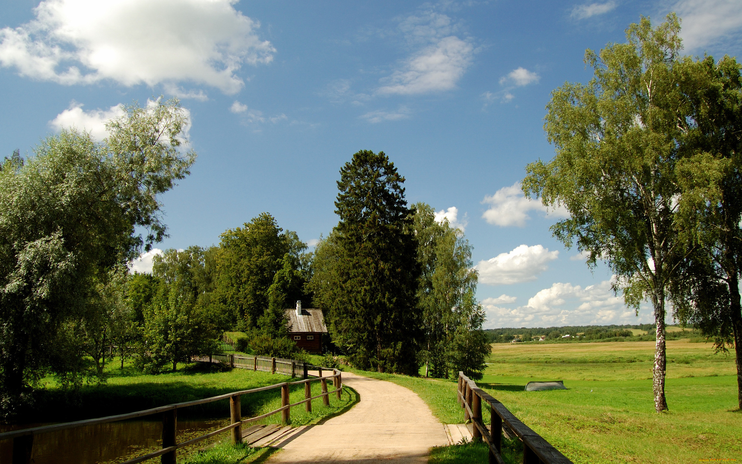 природа, дороги, дорога, деревья