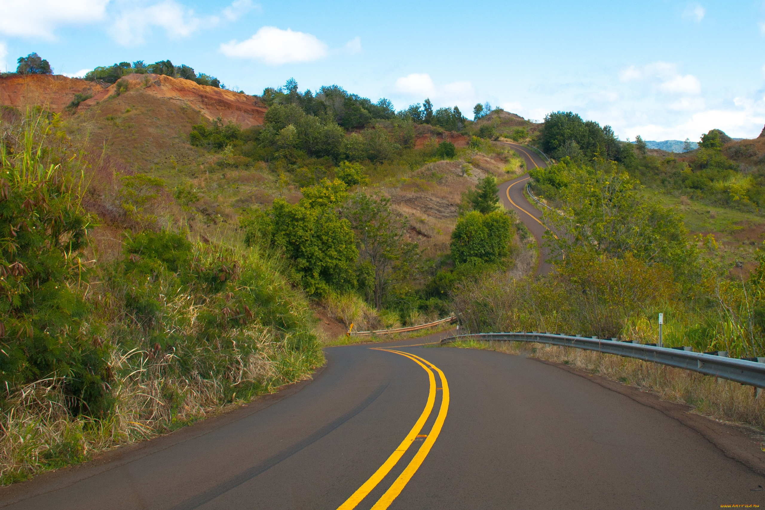 природа, дороги, гавайи