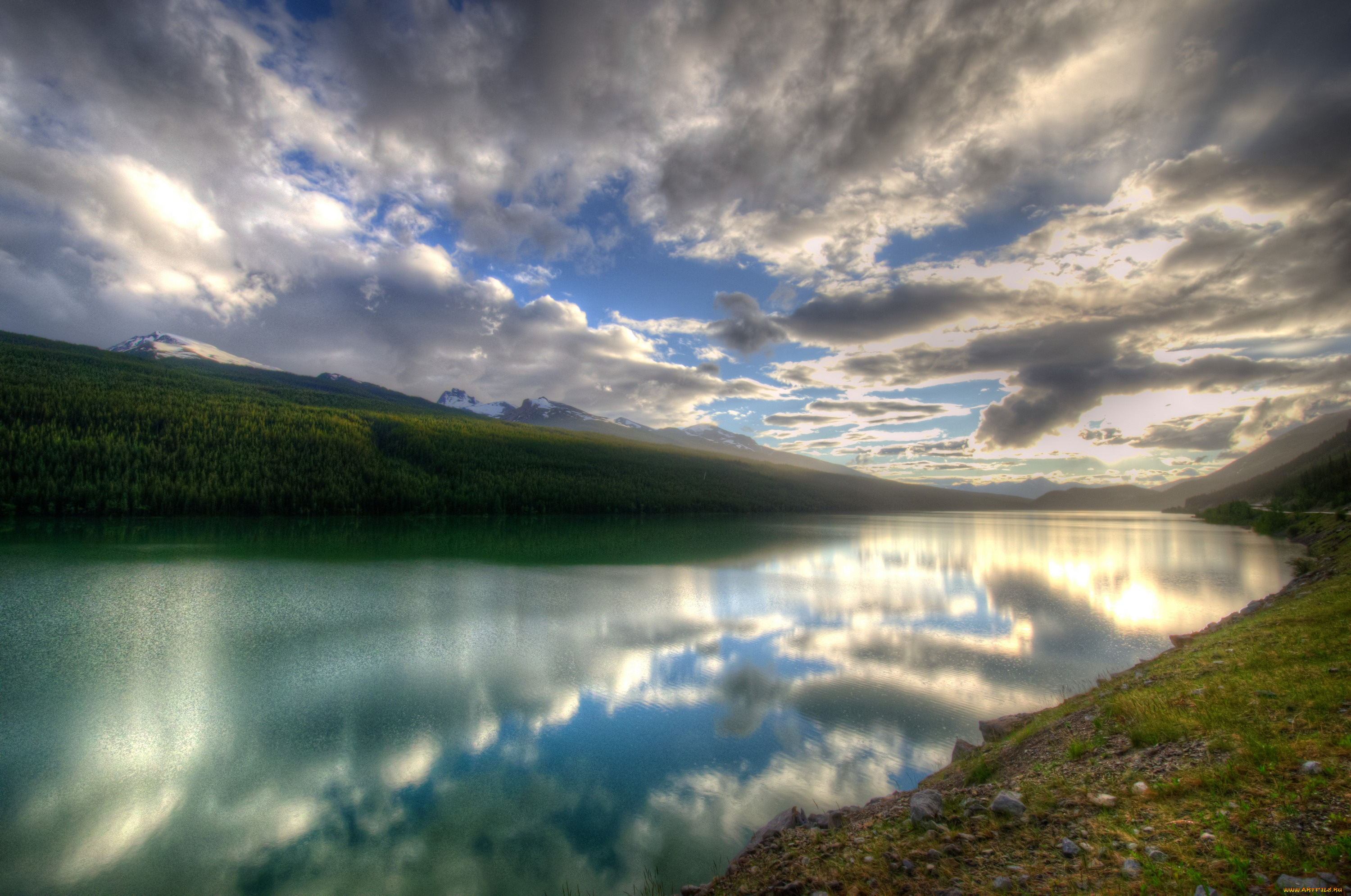 природа, реки, озера, канада
