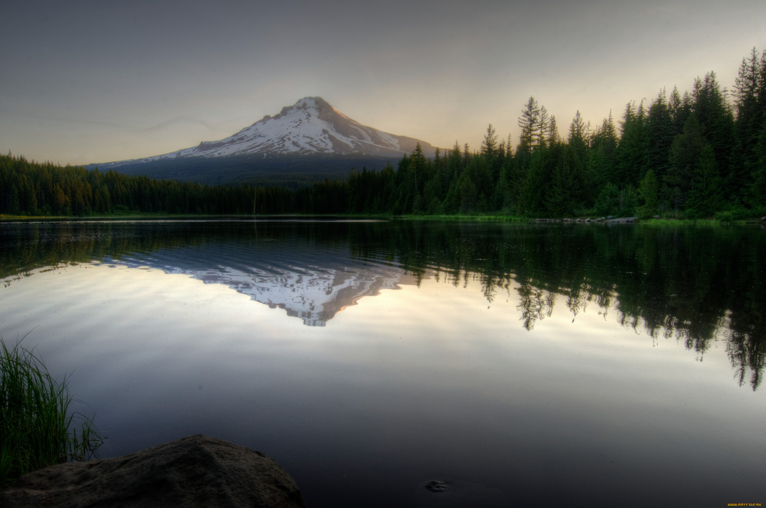 природа, реки, озера, орегон, сша