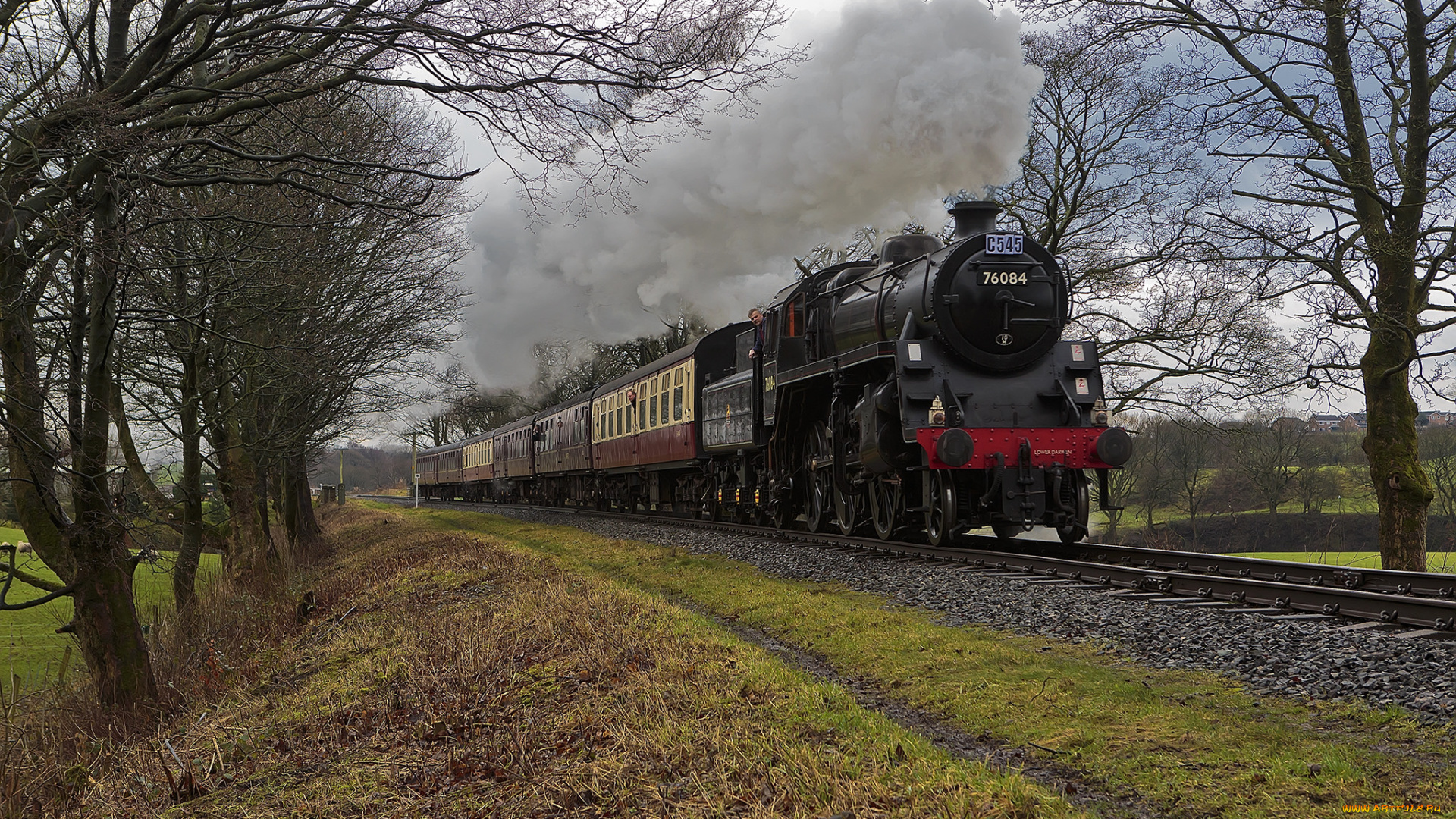 техника, паровозы, паровоз, рельсы, дорога, железная, состав