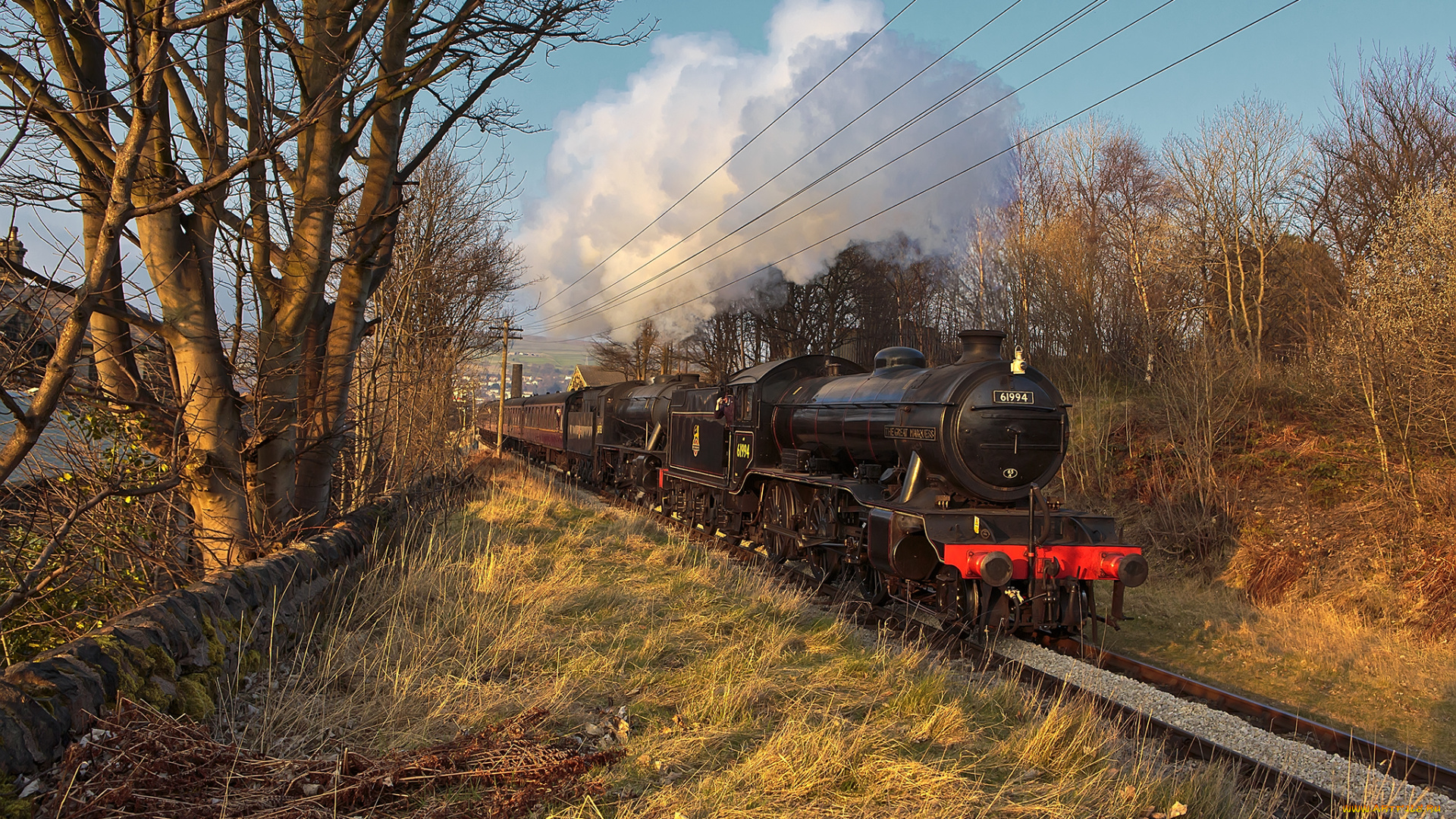 техника, паровозы, паровоз, рельсы, дорога, железная, состав