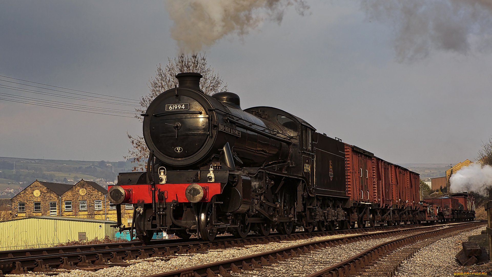 техника, паровозы, рельсы, дорога, железная, состав, паровоз