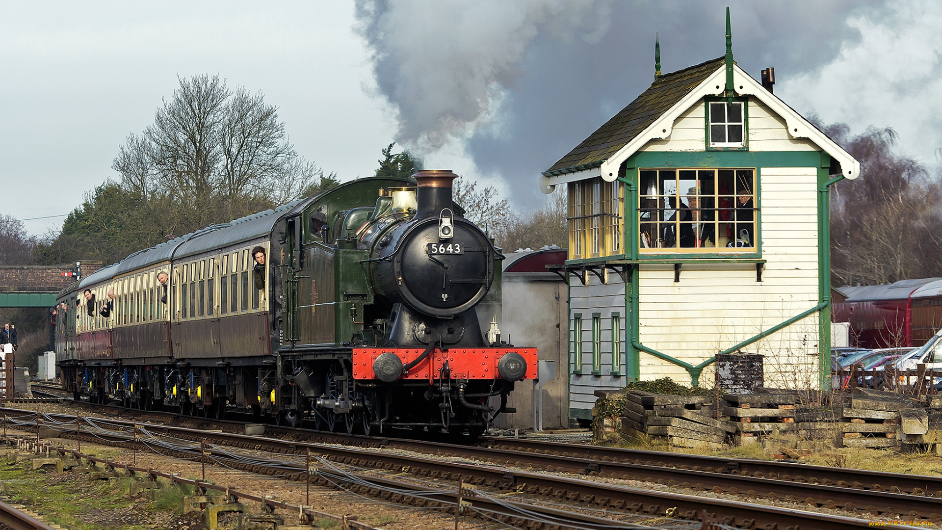 техника, паровозы, состав, паровоз, рельсы, дорога, железная