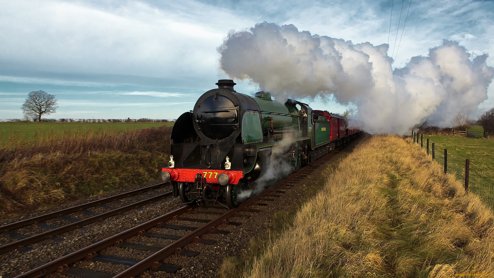 техника, паровозы, состав, паровоз, рельсы, железная, дорога