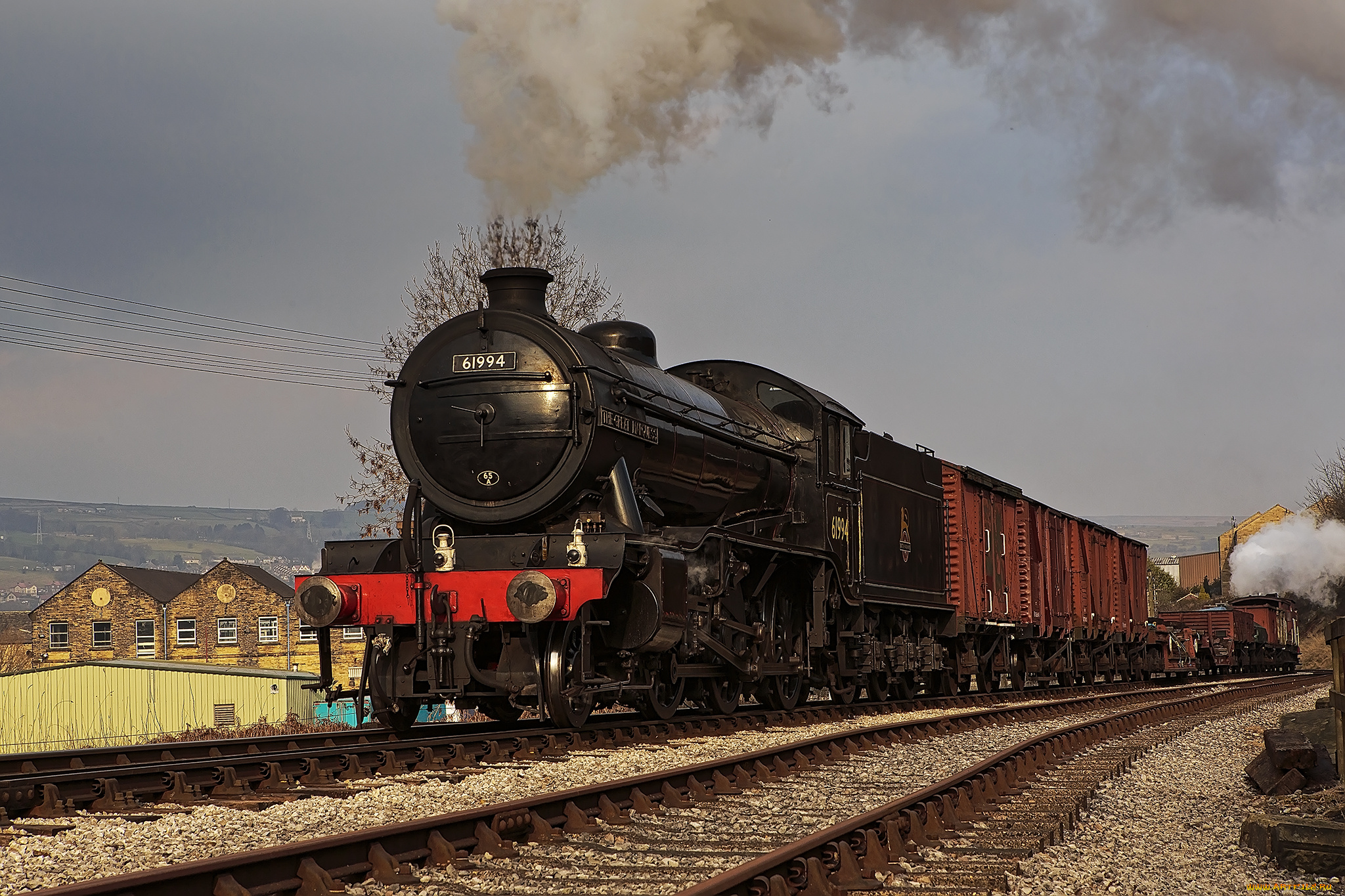 техника, паровозы, рельсы, дорога, железная, состав, паровоз