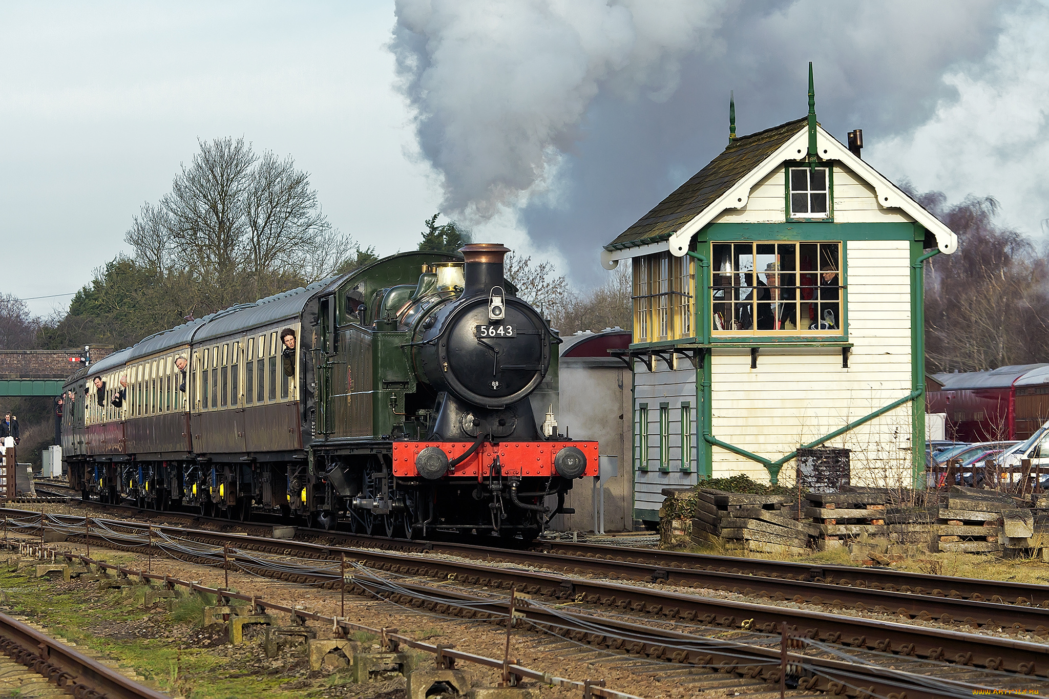 техника, паровозы, состав, паровоз, рельсы, дорога, железная