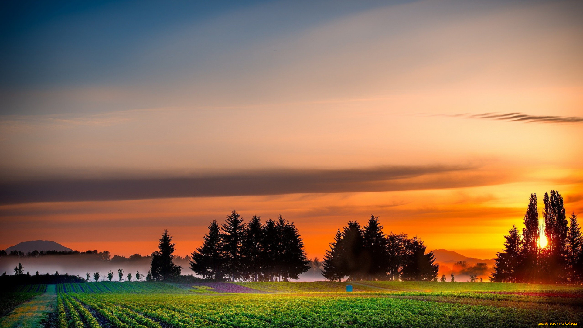 природа, восходы, закаты, заря