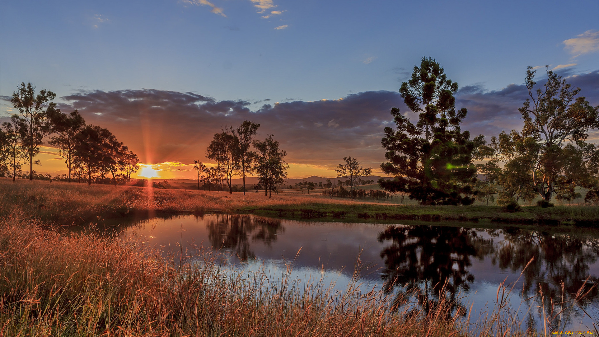 природа, восходы, закаты, заря