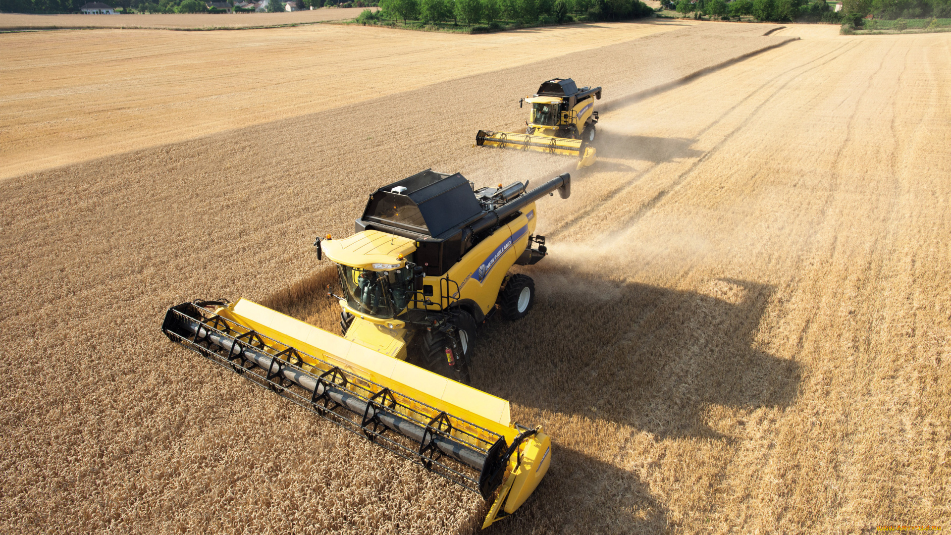 техника, комбайны, case