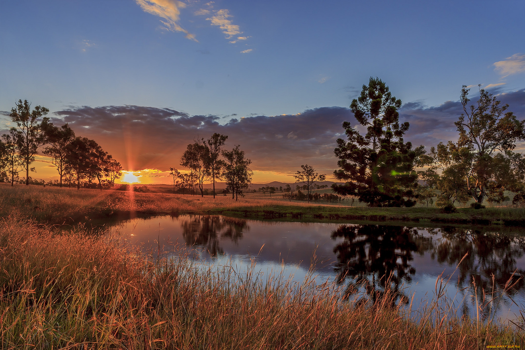 природа, восходы, закаты, заря