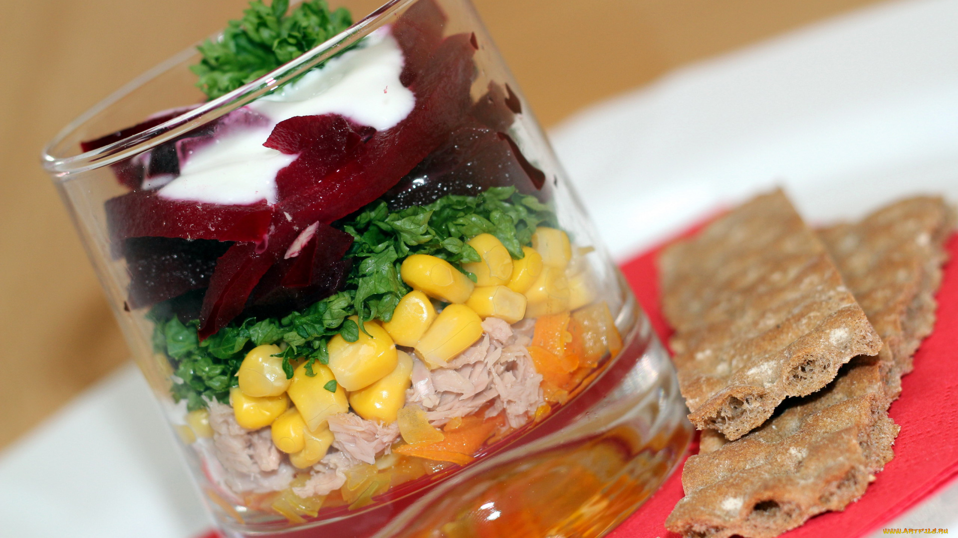 еда, салаты, , закуски, многослойный, хлебцы