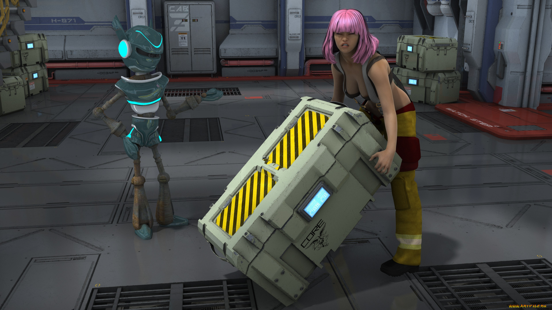 3д, графика, фантазия, , fantasy, взгляд, девушка, фон