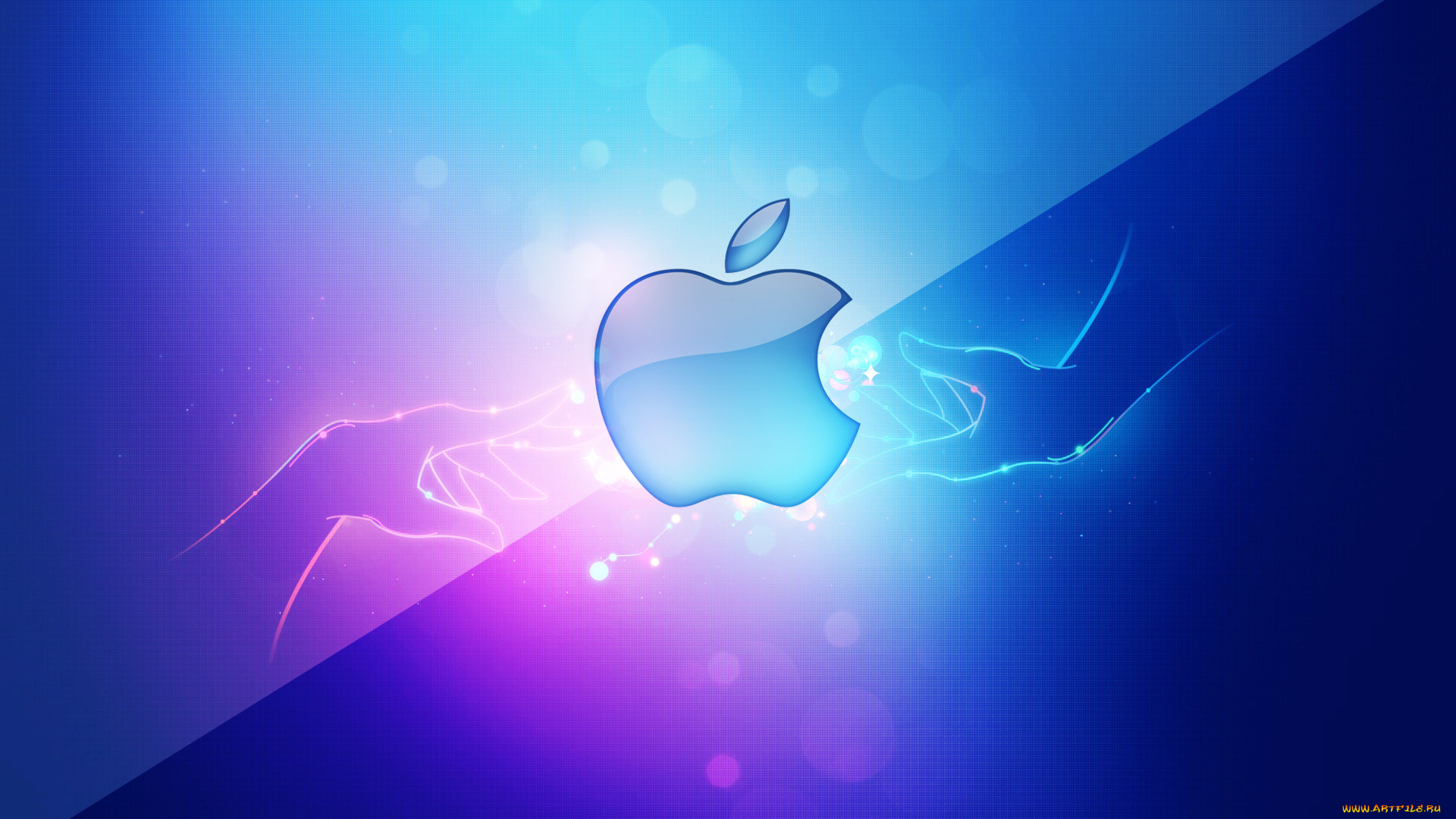 компьютеры, apple, фон, логотип