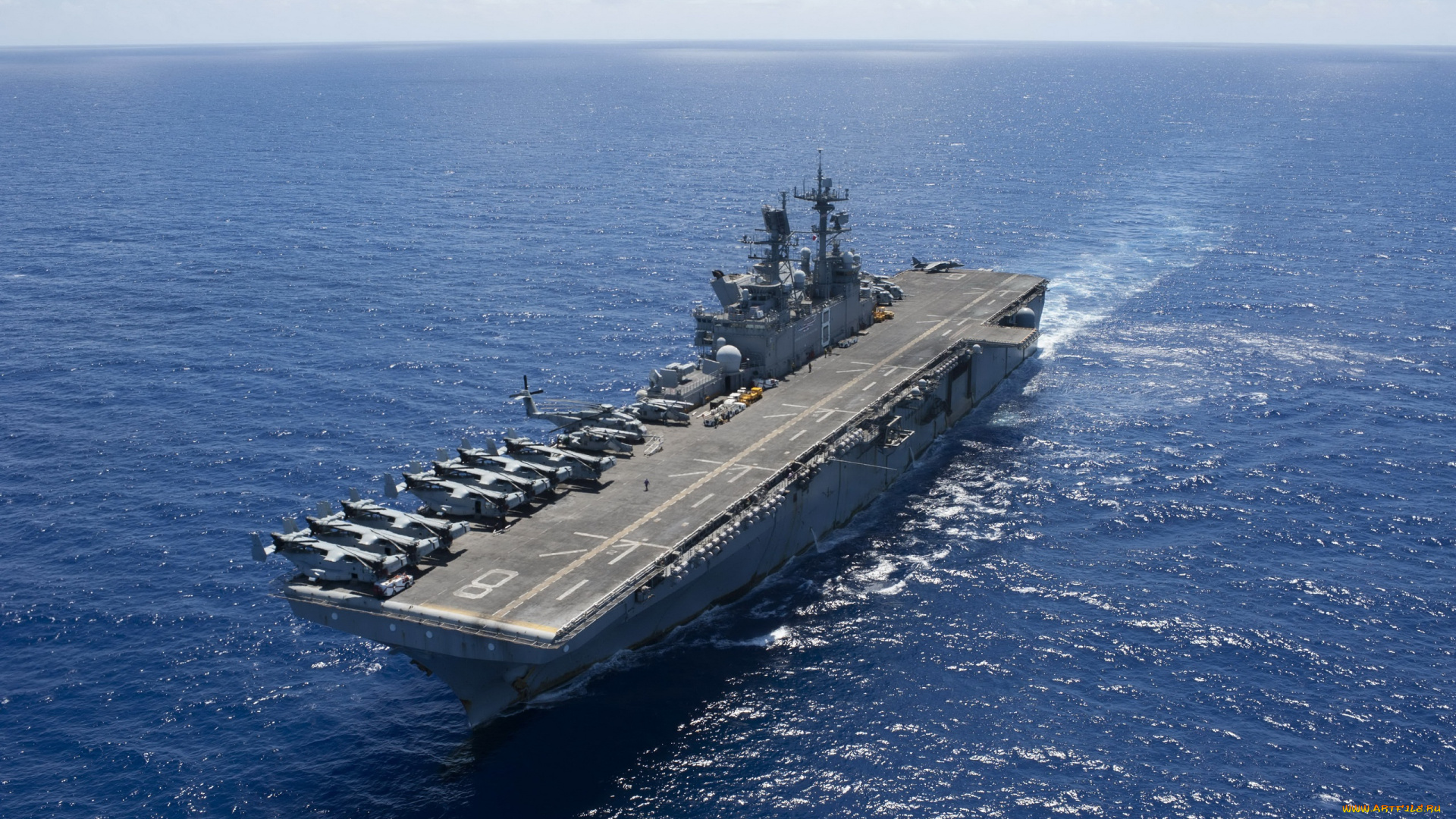 корабли, авианосцы, , вертолётоносцы, корабль, море