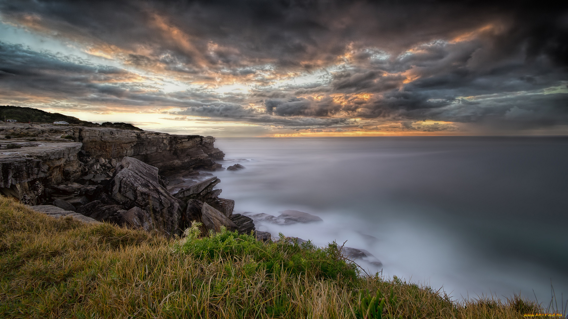 природа, побережье, море, берег