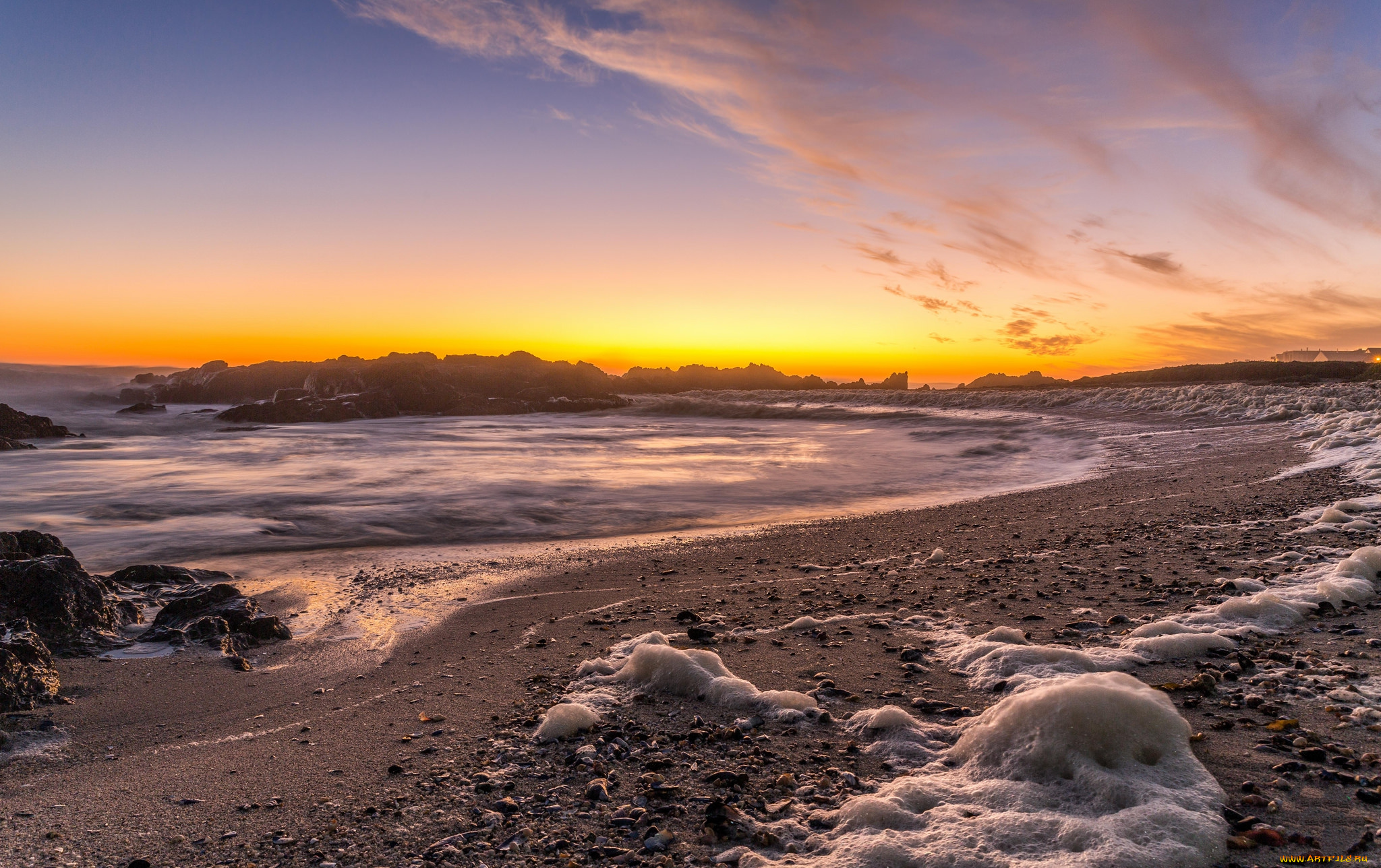 природа, побережье, берег, море