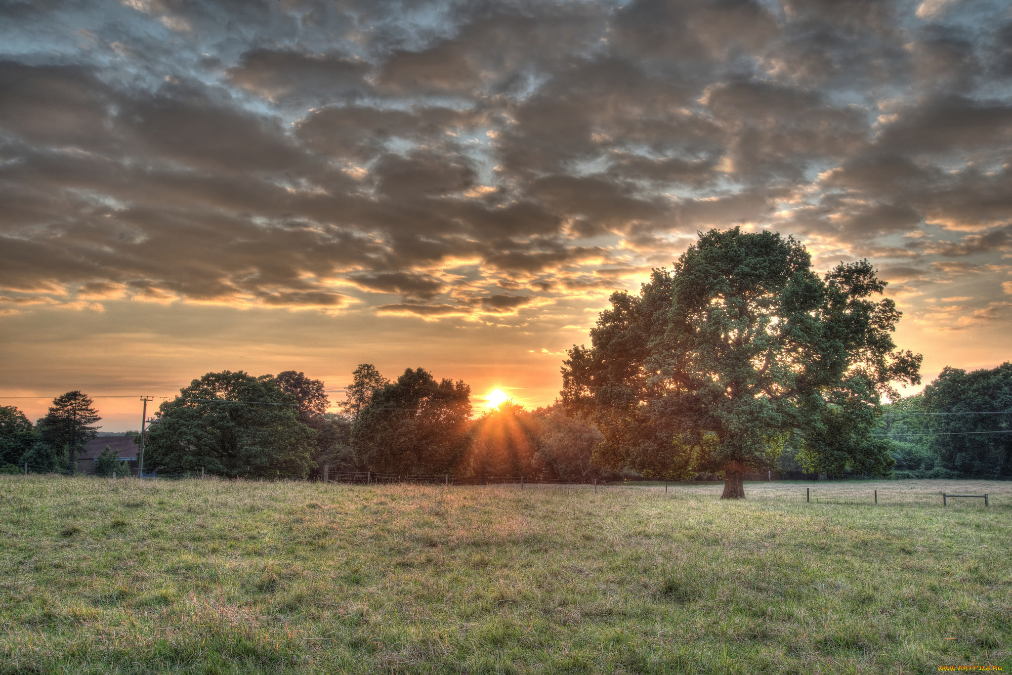природа, восходы, закаты, рассвет