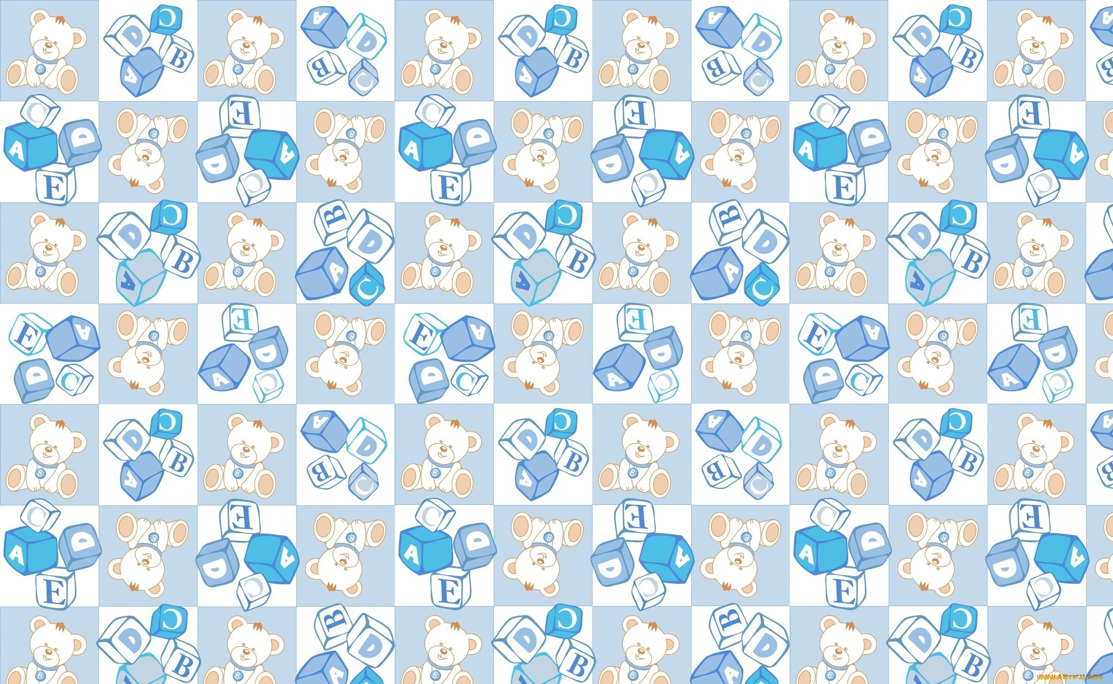 векторная, графика, животные, , animals, мишка, кубики